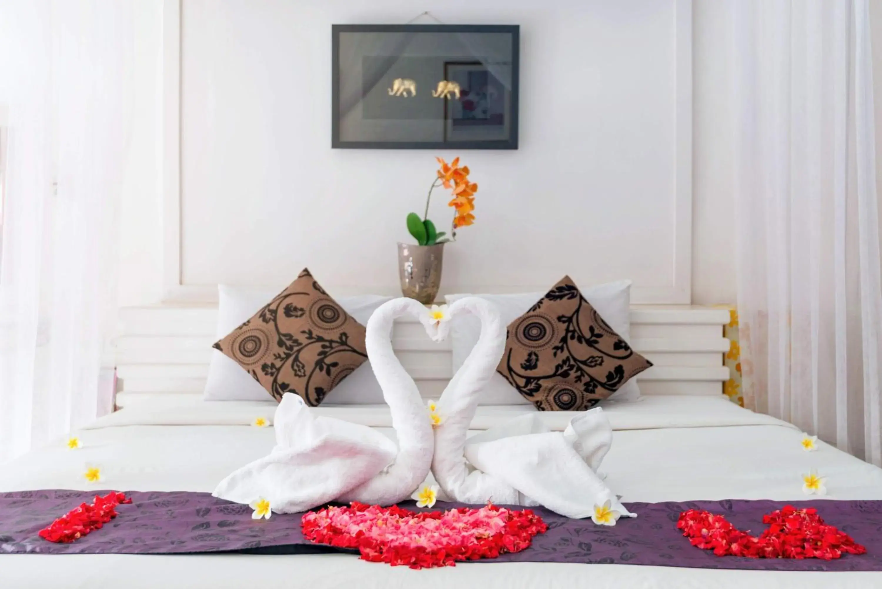 Bedroom, Bed in Lavender Villa & Spa Bedroom, Bed in Lavender Villa & Spa