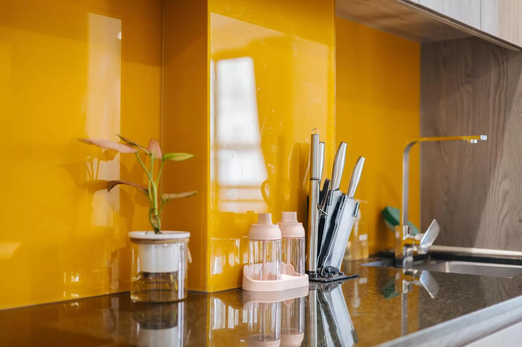 Kitchen or kitchenette in LUCK APART 8 - Hanoi Westlake Balcony Studio