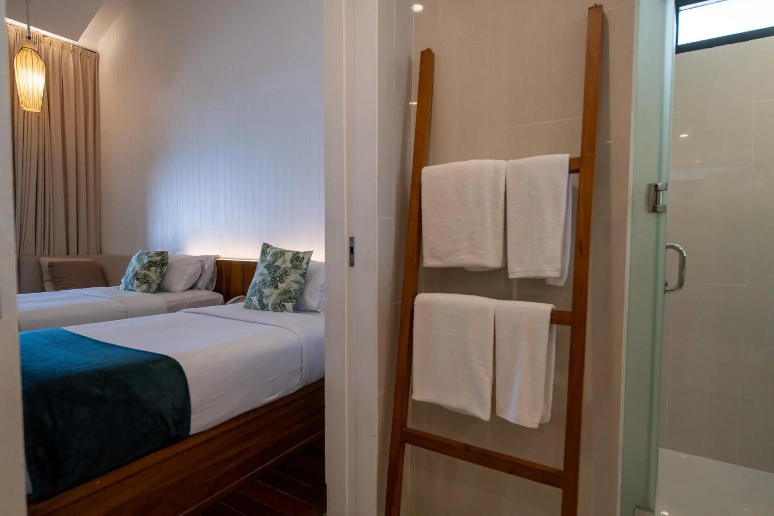 towels, Bed in Turi Beach Resort