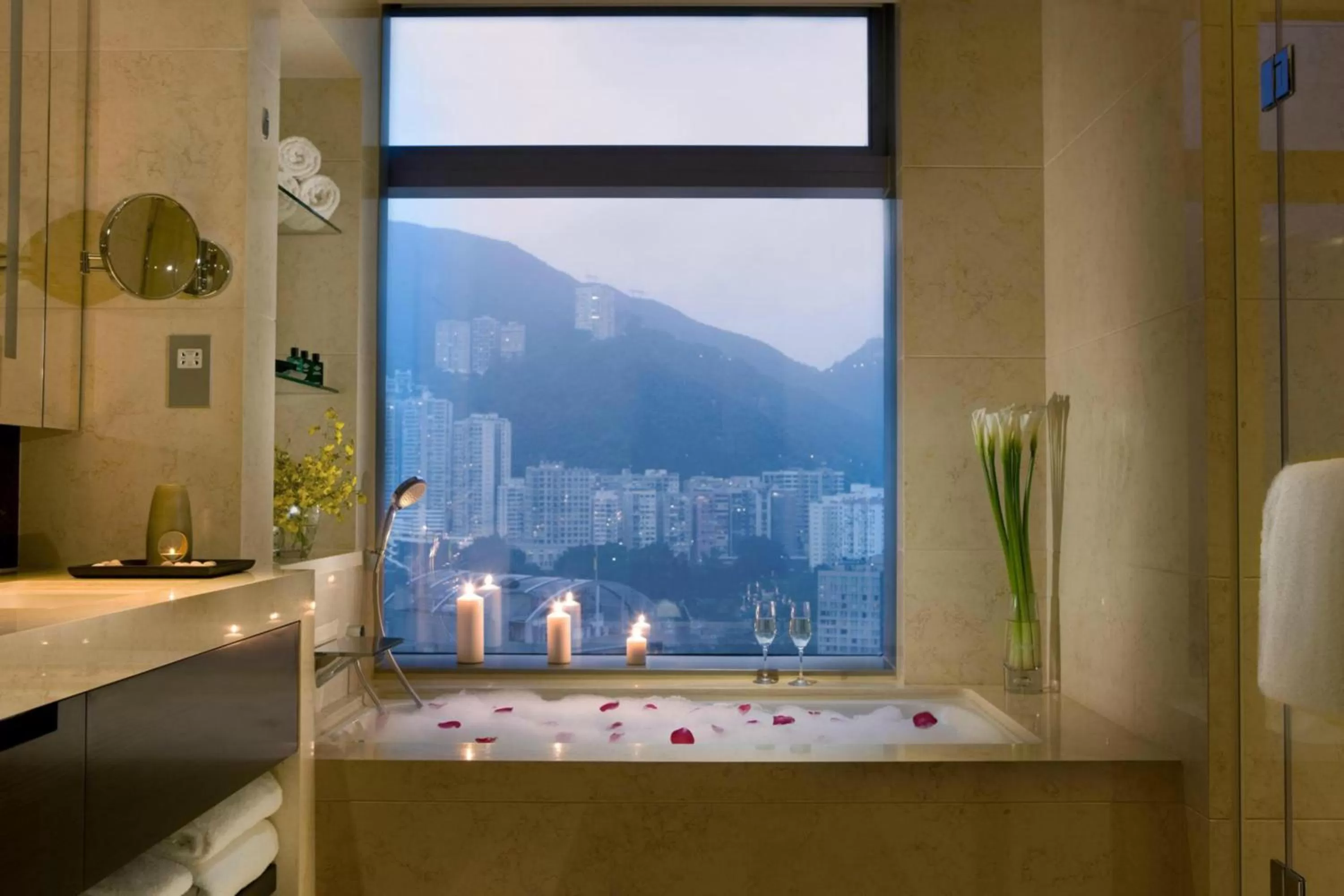 Bathroom in Crowne Plaza Hong Kong Causeway Bay by IHG