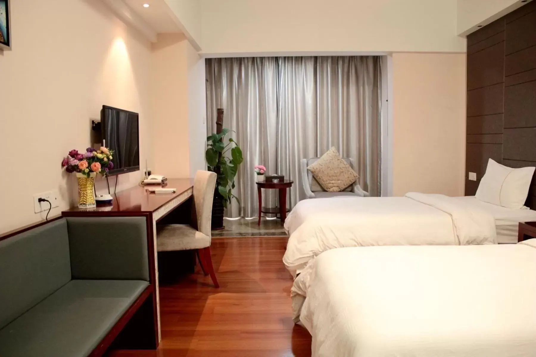 Deluxe Twin Room in Guangzhou Victory Apartment Deluxe Twin Room in Guangzhou Victory Apartment