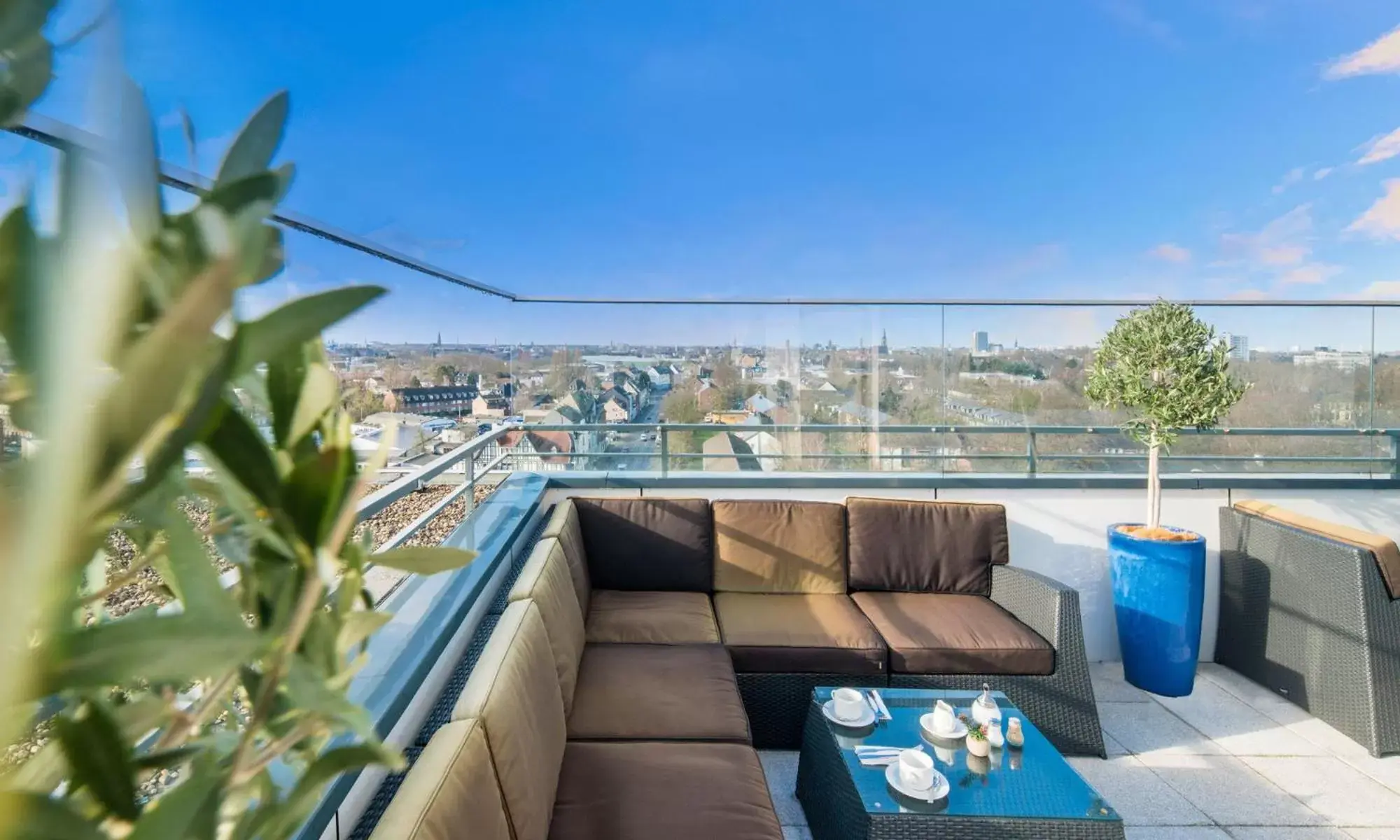 Balcony/Terrace in Garden Hotel Krefeld