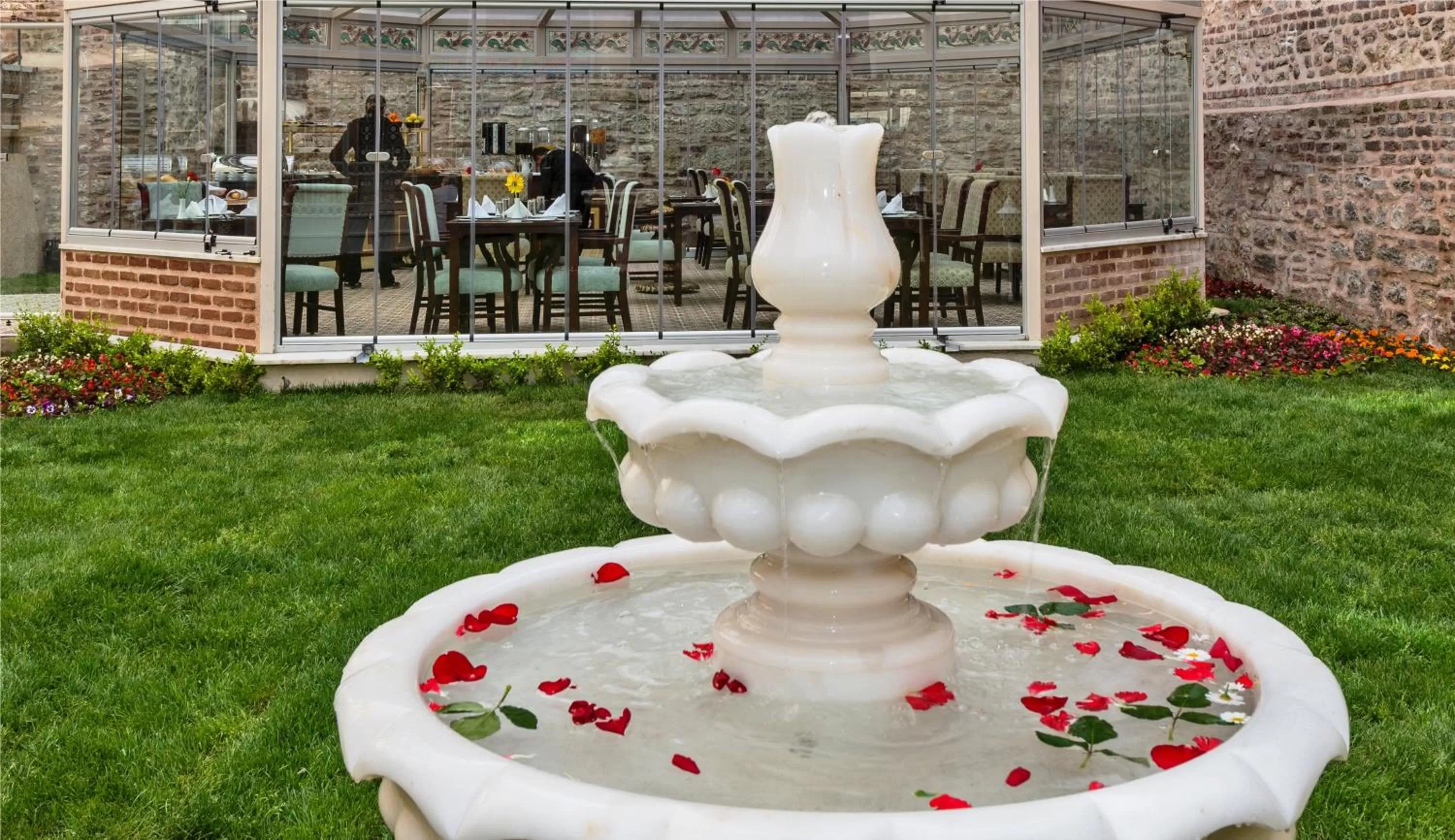 Garden in Enderun Hotel Istanbul