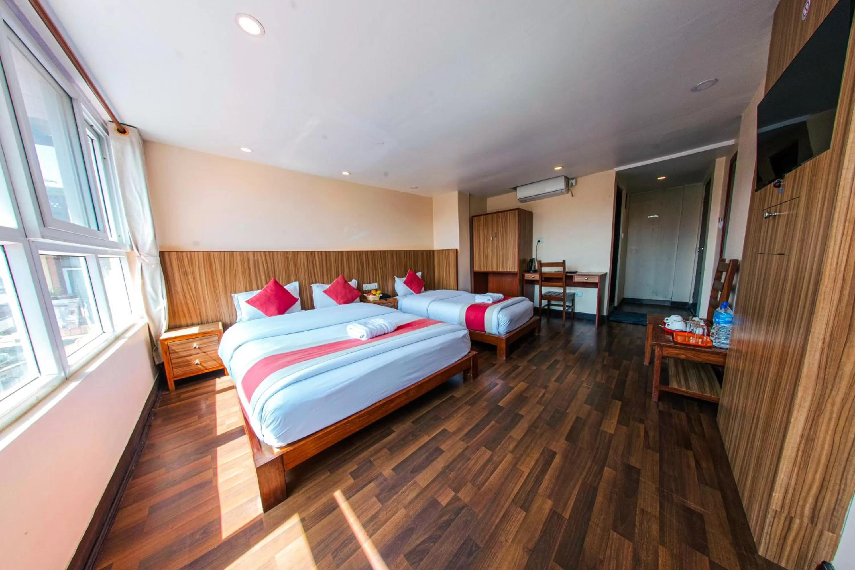 Bed in Hotel Chhimeki