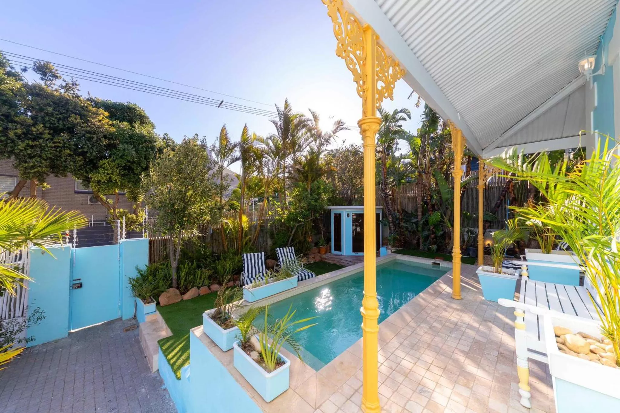 Patio in Amina Boutique Hotel