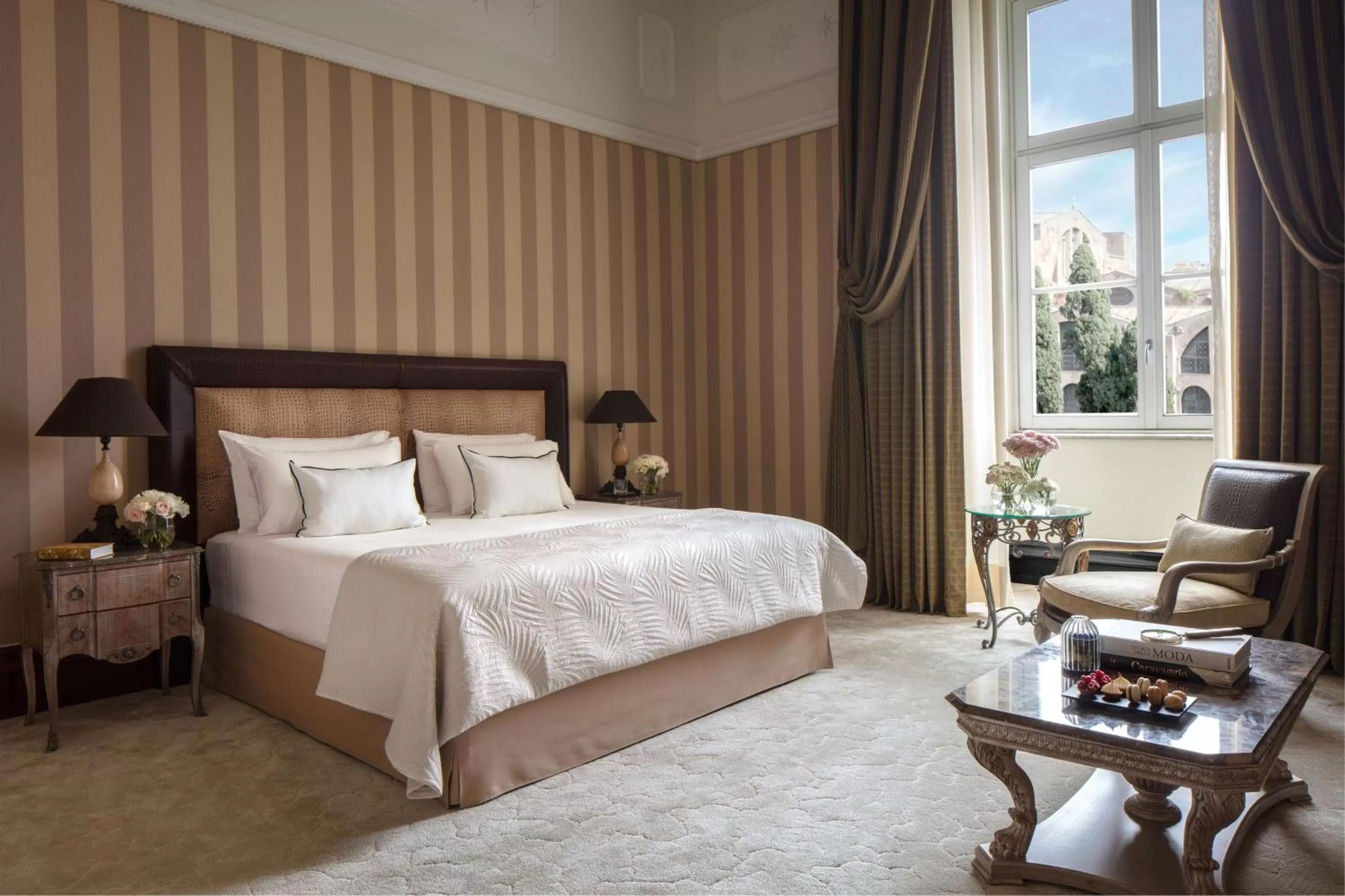 Junior Suite with Extra Bed in Anantara Palazzo Naiadi Rome Hotel - A Leading Hotel of the World