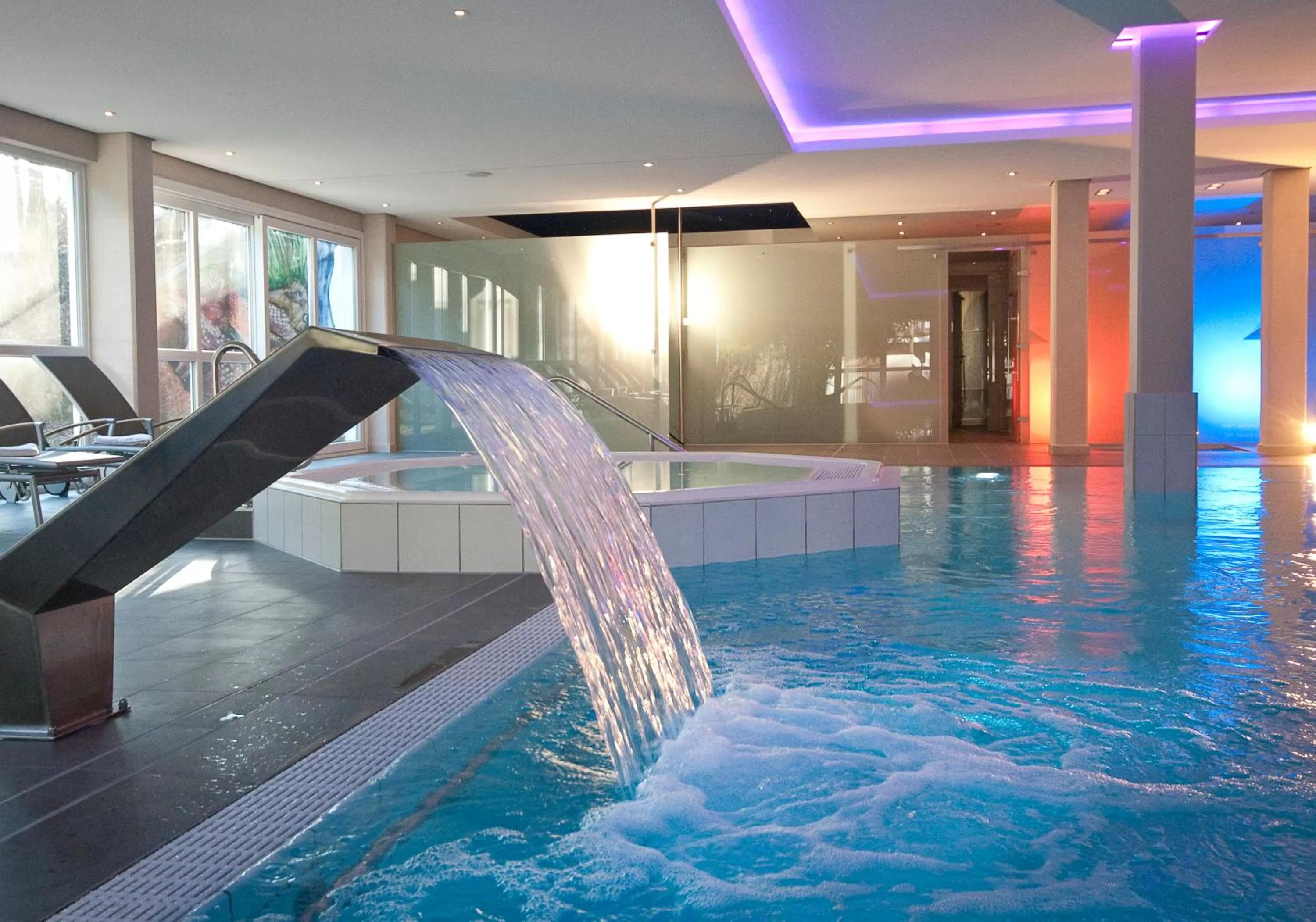 Pool view in Hotel St. Georg