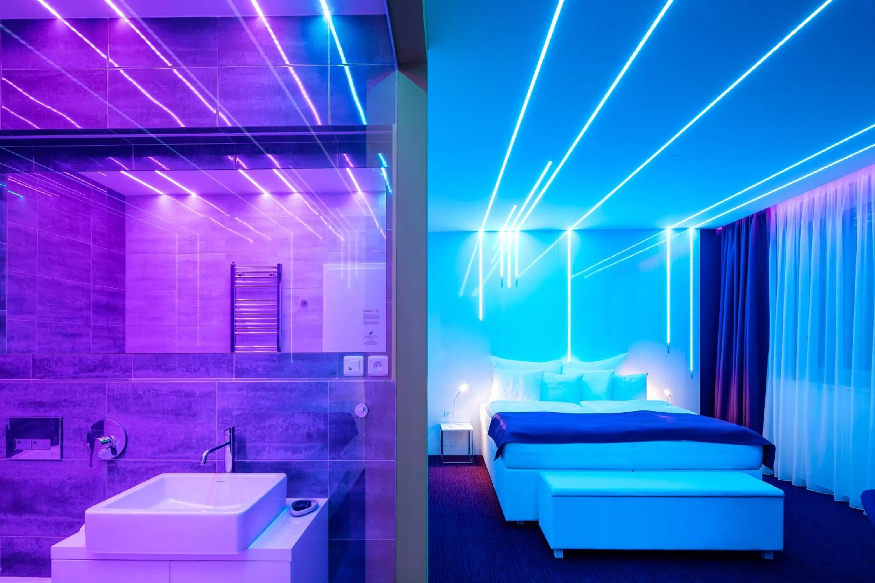 Bathroom, Bed in Pytloun Imperial Design Suites