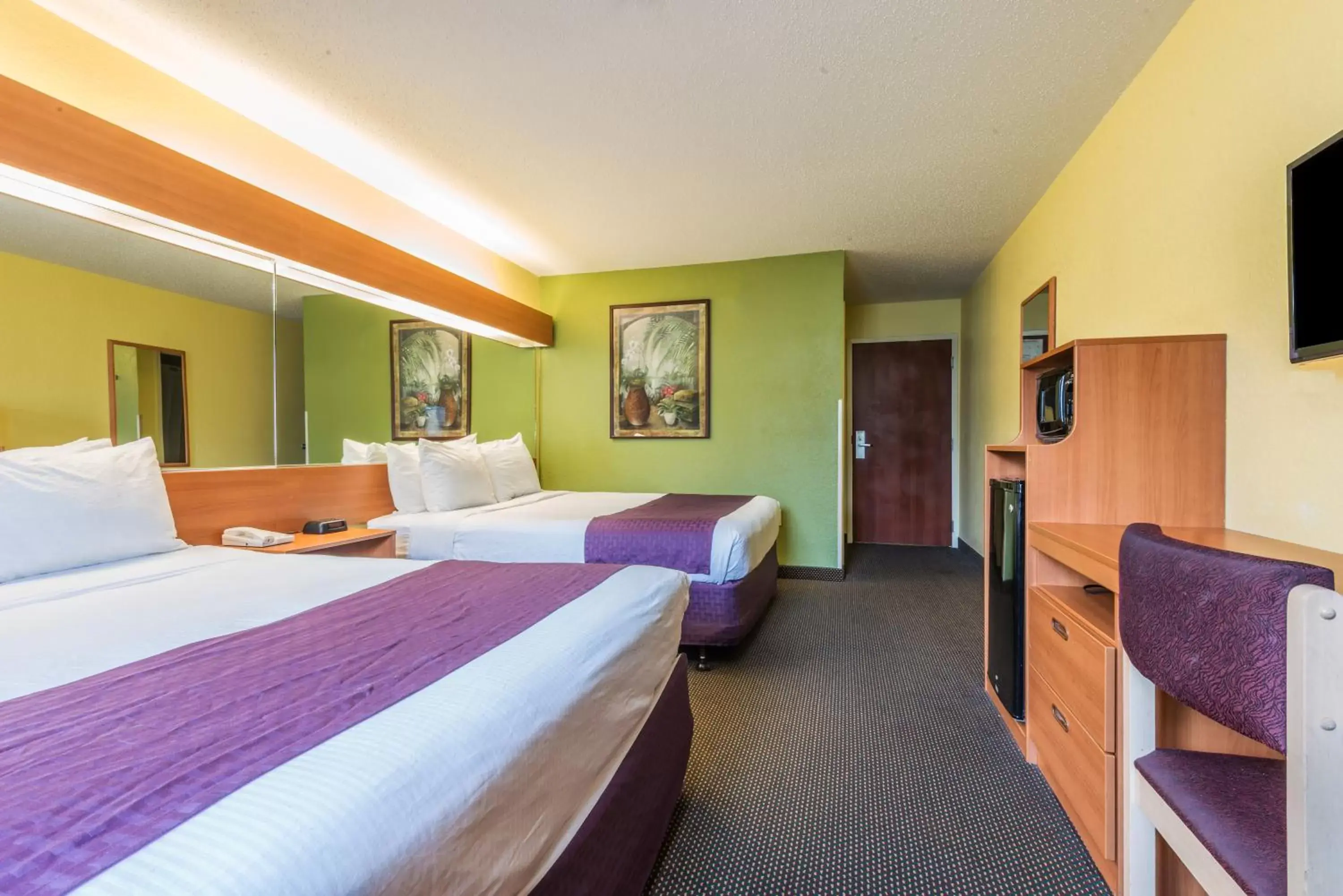 Queen Room with Two Queen Beds - Non-Smoking in Microtel Inn & Suites by Wyndham Auburn