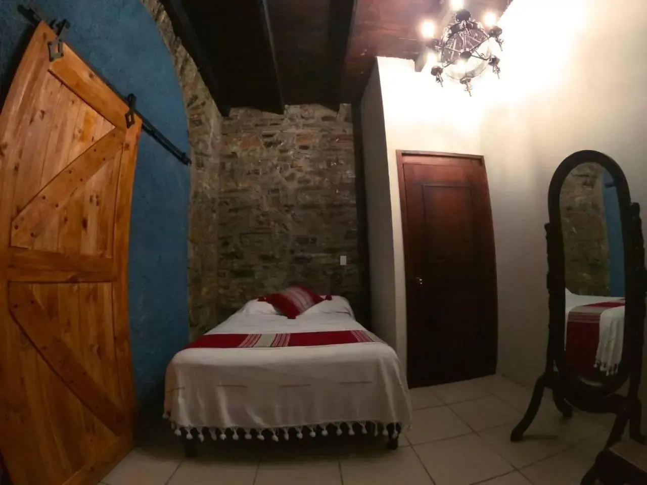 Bed in Grann Posada Xilitla