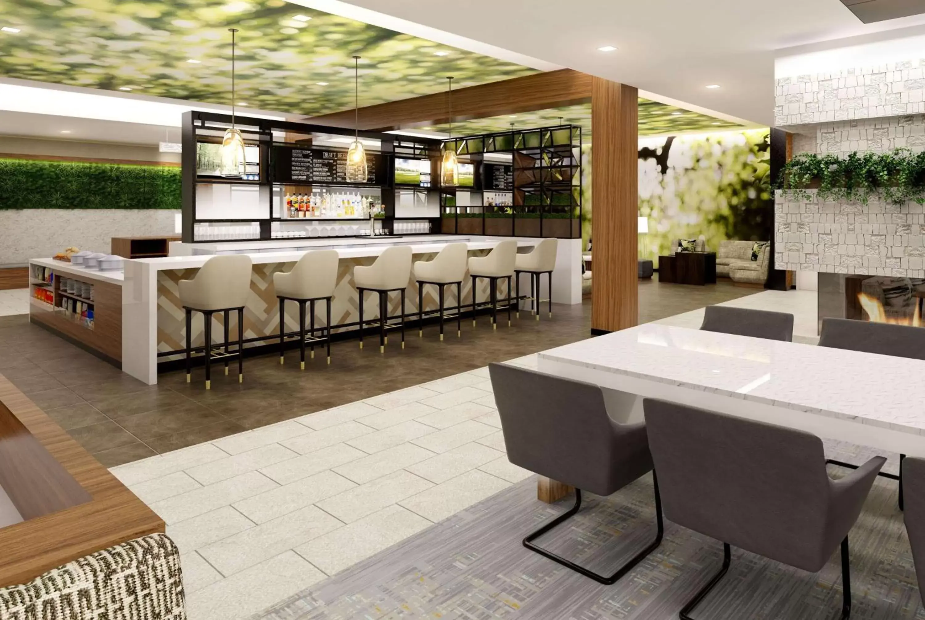 Restaurant/places to eat, Lounge/Bar in Wyndham Garden Sacramento Airport Natomas