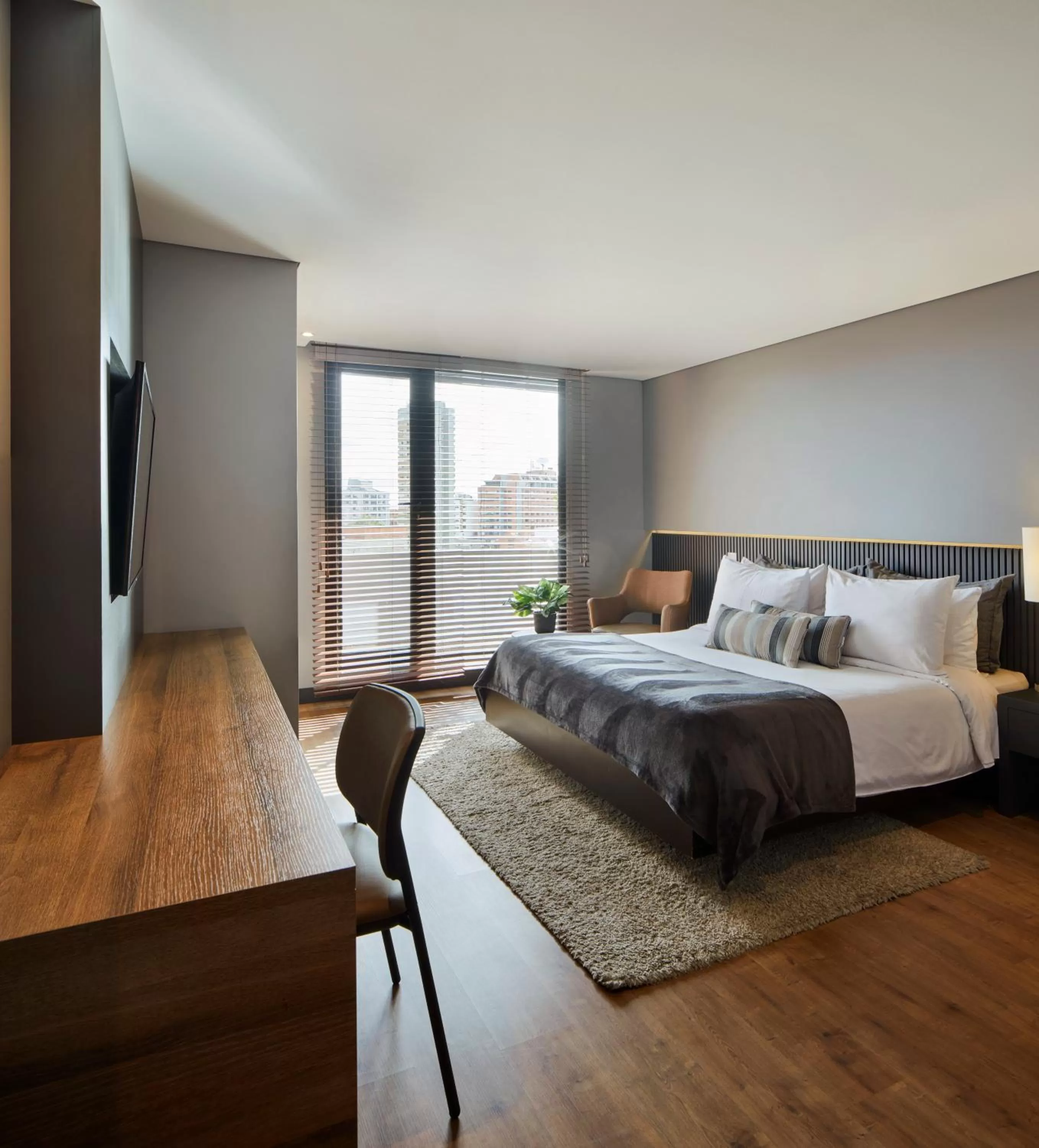 Bedroom, Bed in Nico Apartasuites