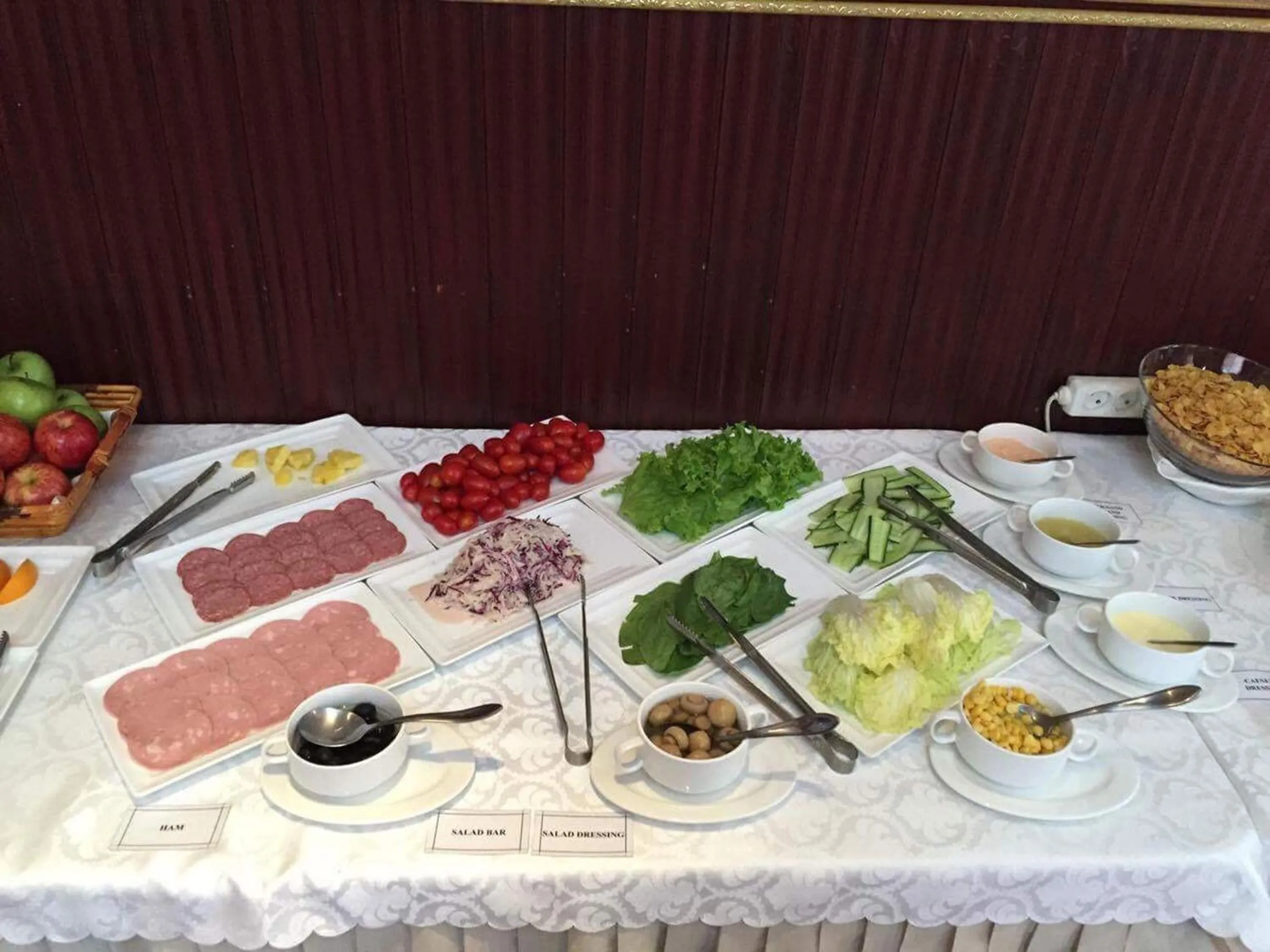 Buffet breakfast in Springs Hotel Ulaanbaatar