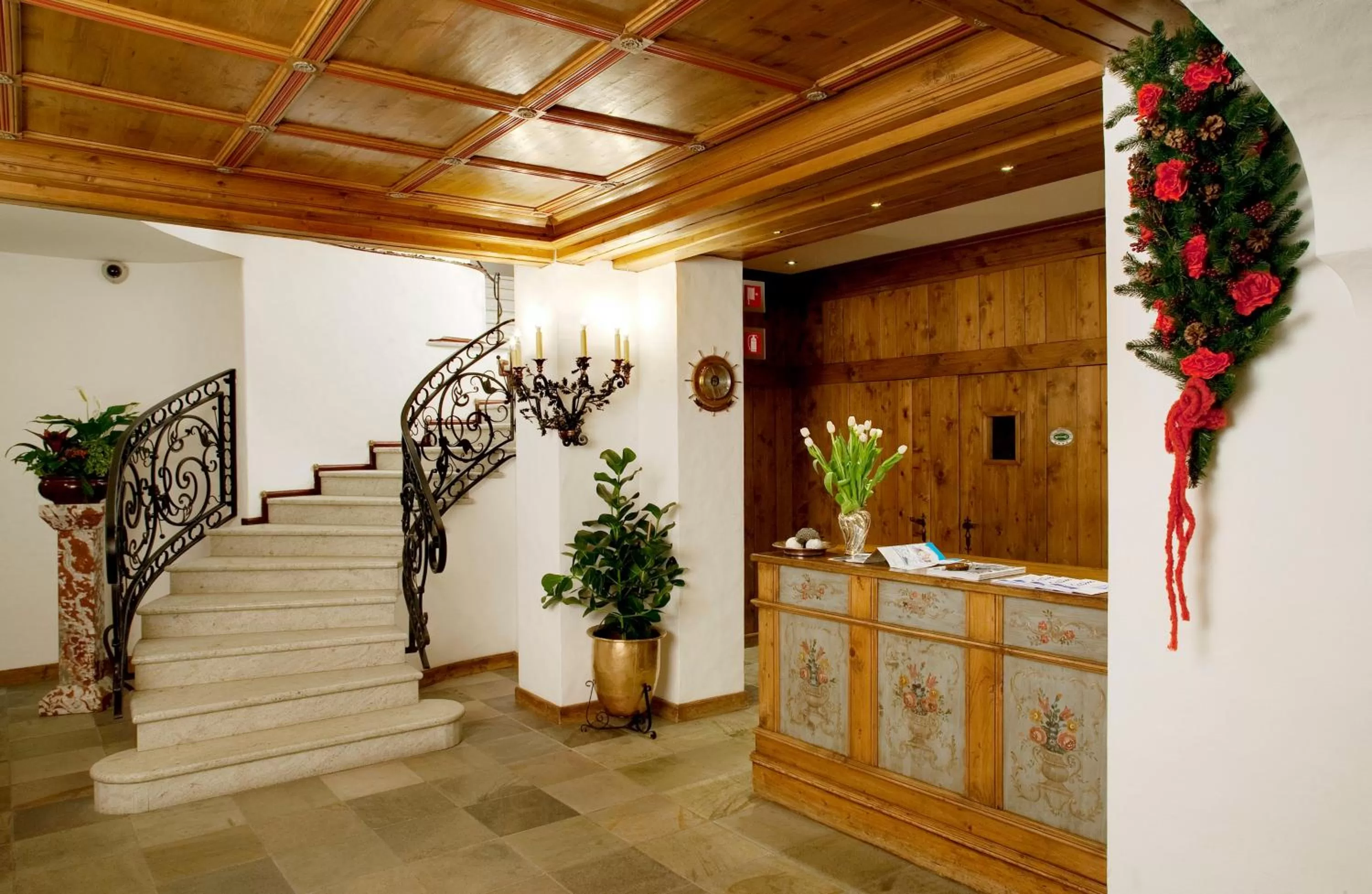 Lobby or reception in Hotel Cortina