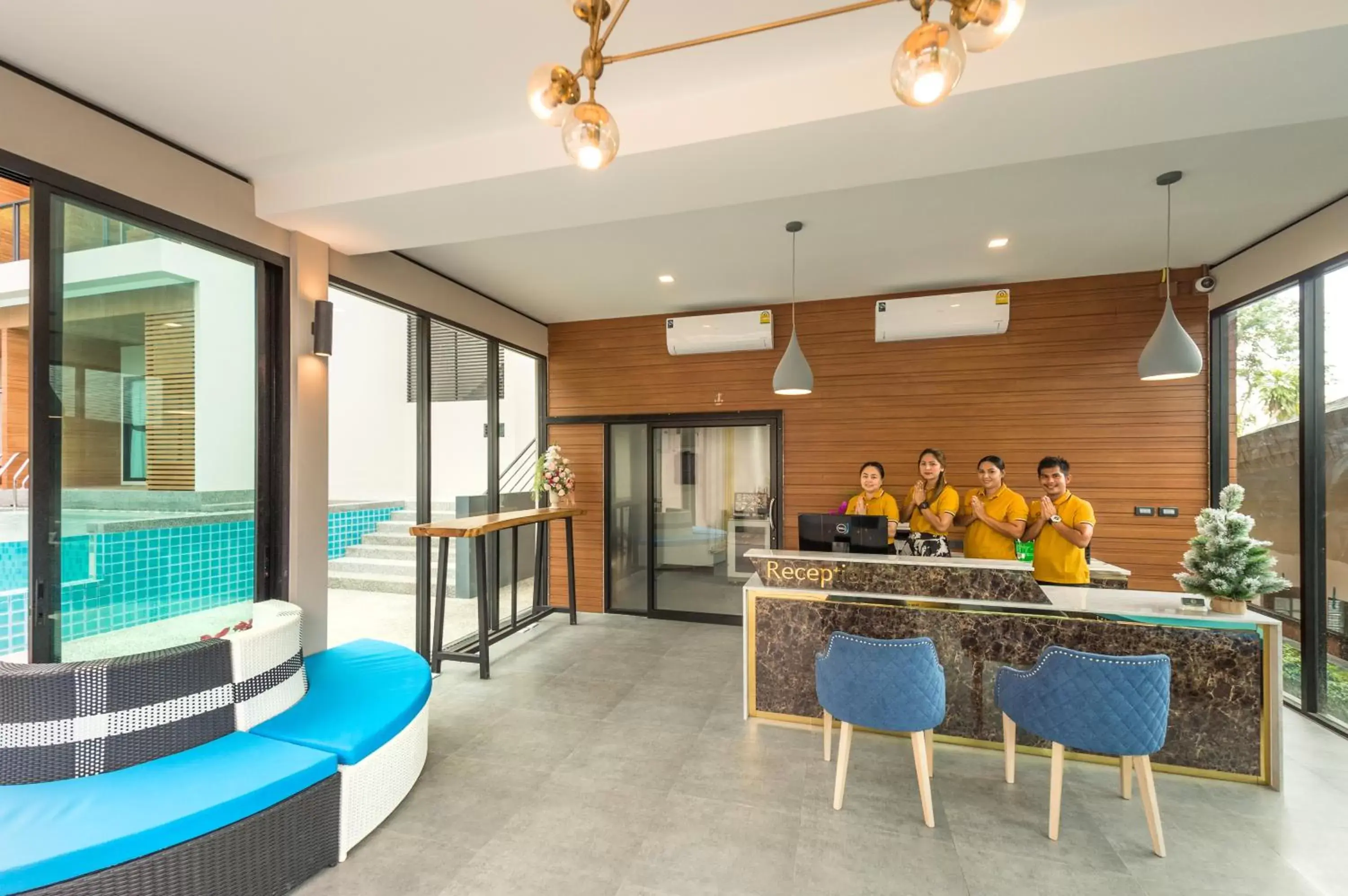Lobby or reception in Cher​mantra​ Aonang​ Resort & Pool​ Suite