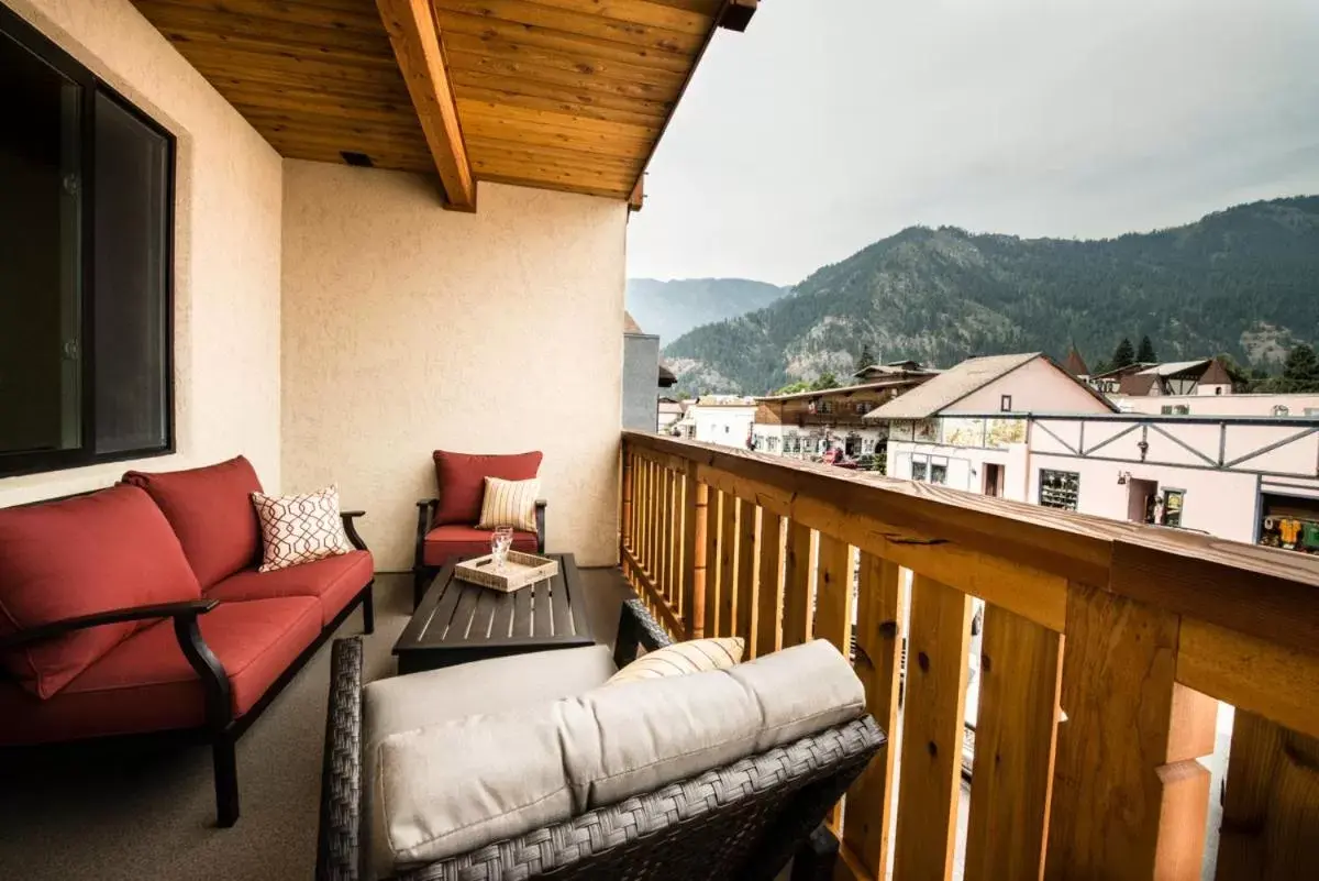 Balcony/Terrace in Obertal Inn