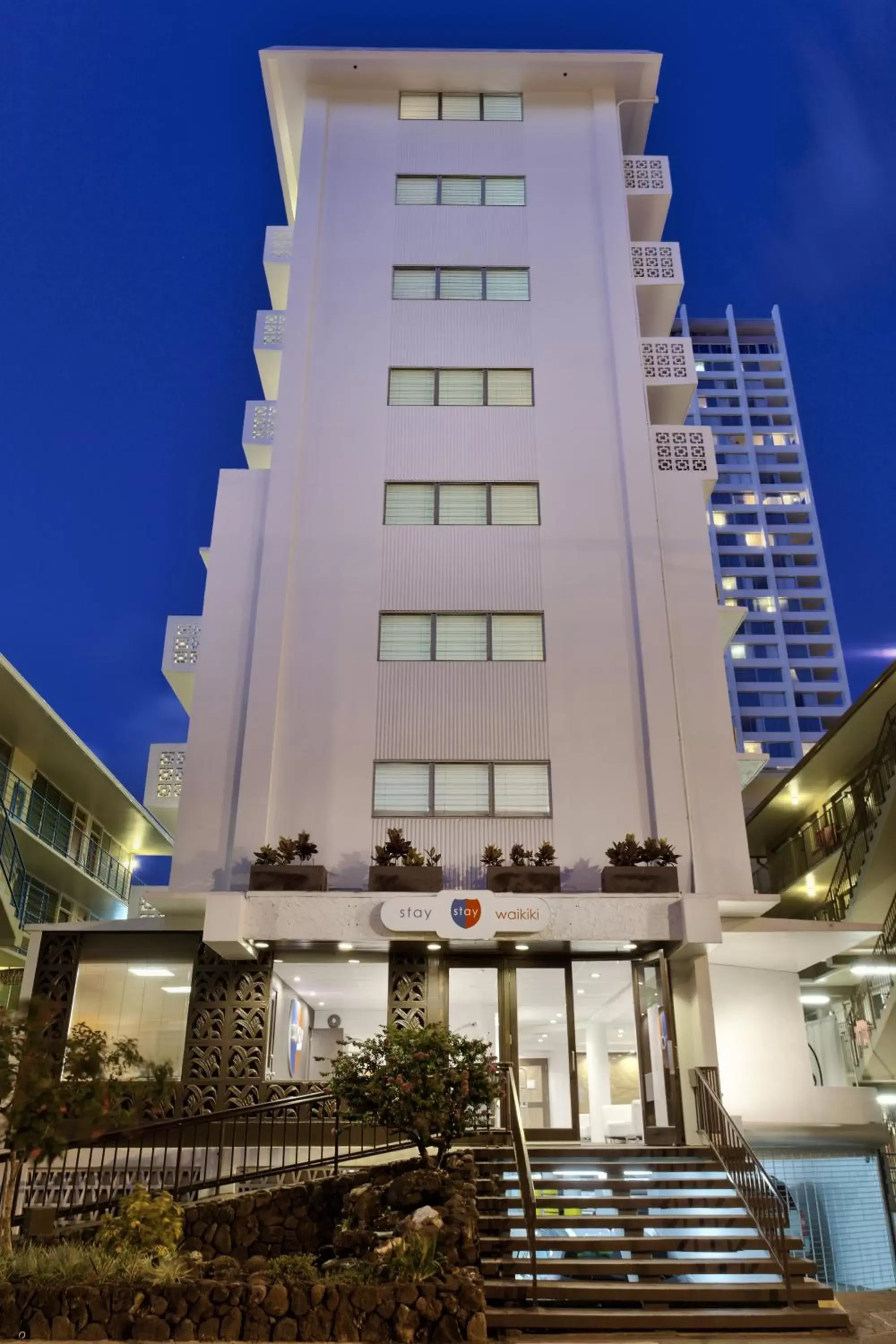 Facade/entrance, Property Building in Stay Hotel Waikiki