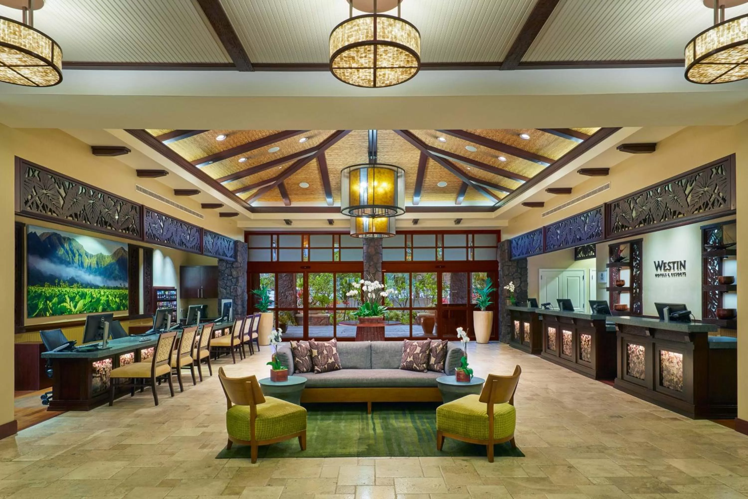Lobby or reception in The Westin Princeville Ocean Resort Villas