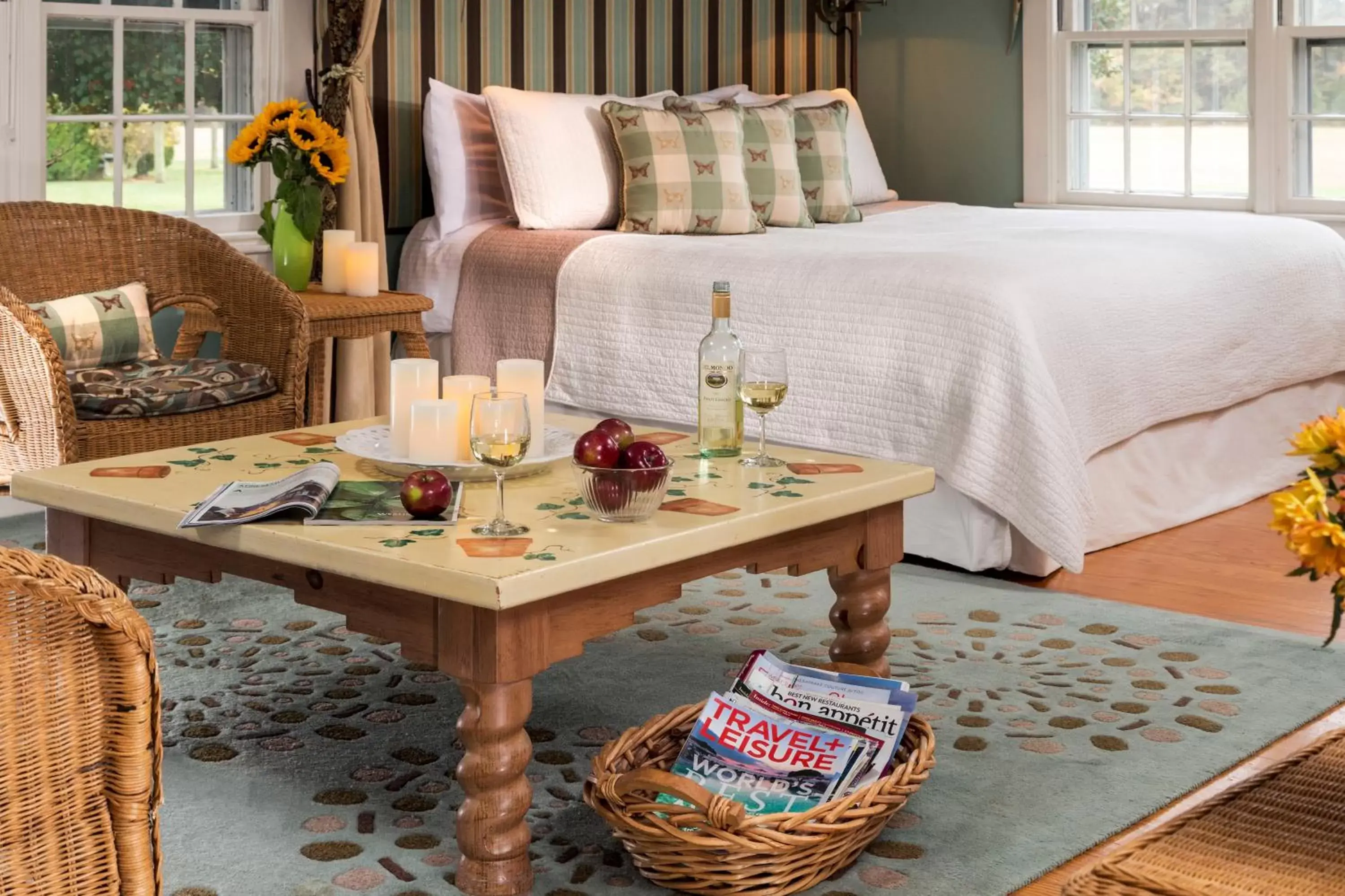 Bedroom in Inn at Huntingfield Creek