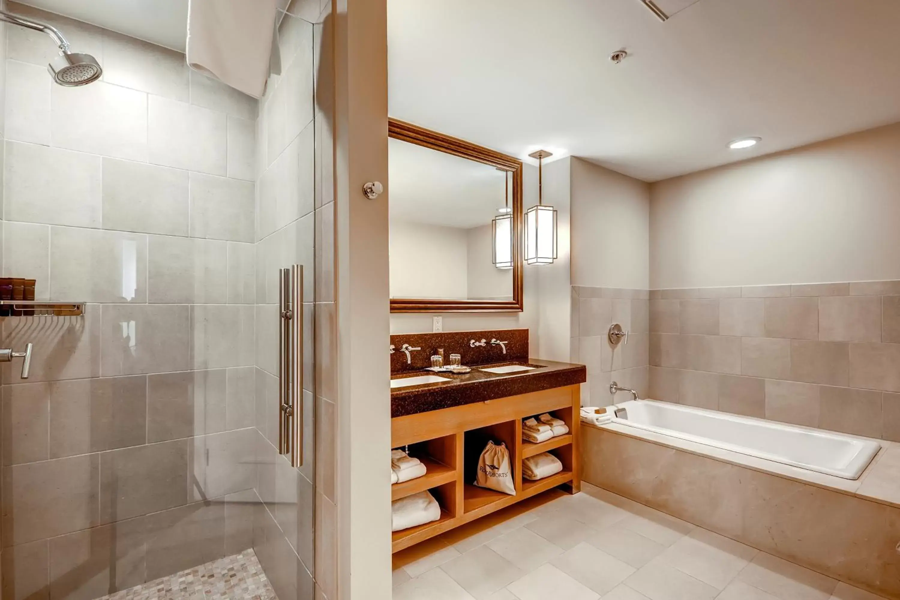 Bathroom in The Osprey at Beaver Creek, a RockResort