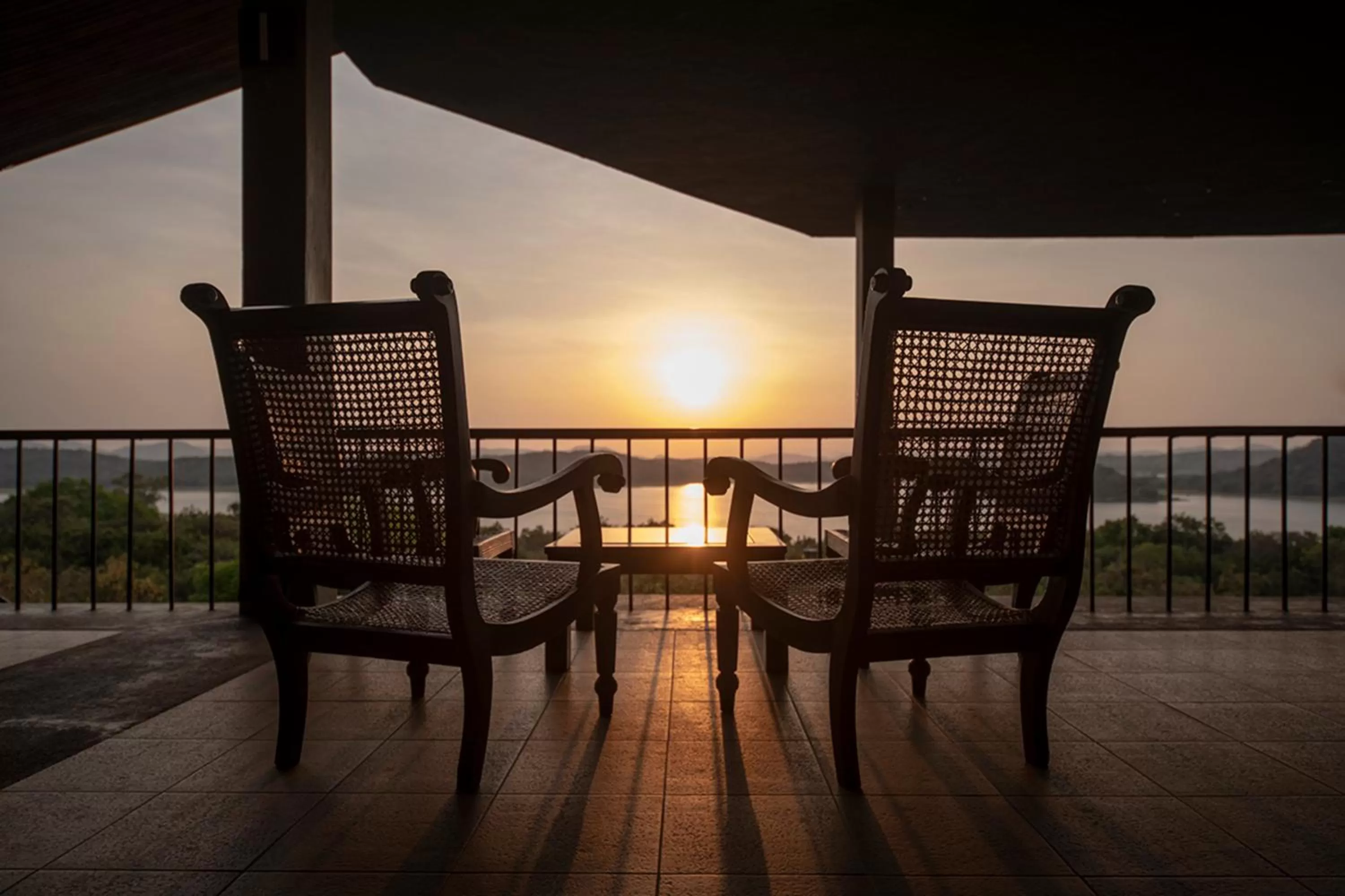 Patio in Giritale Hotel