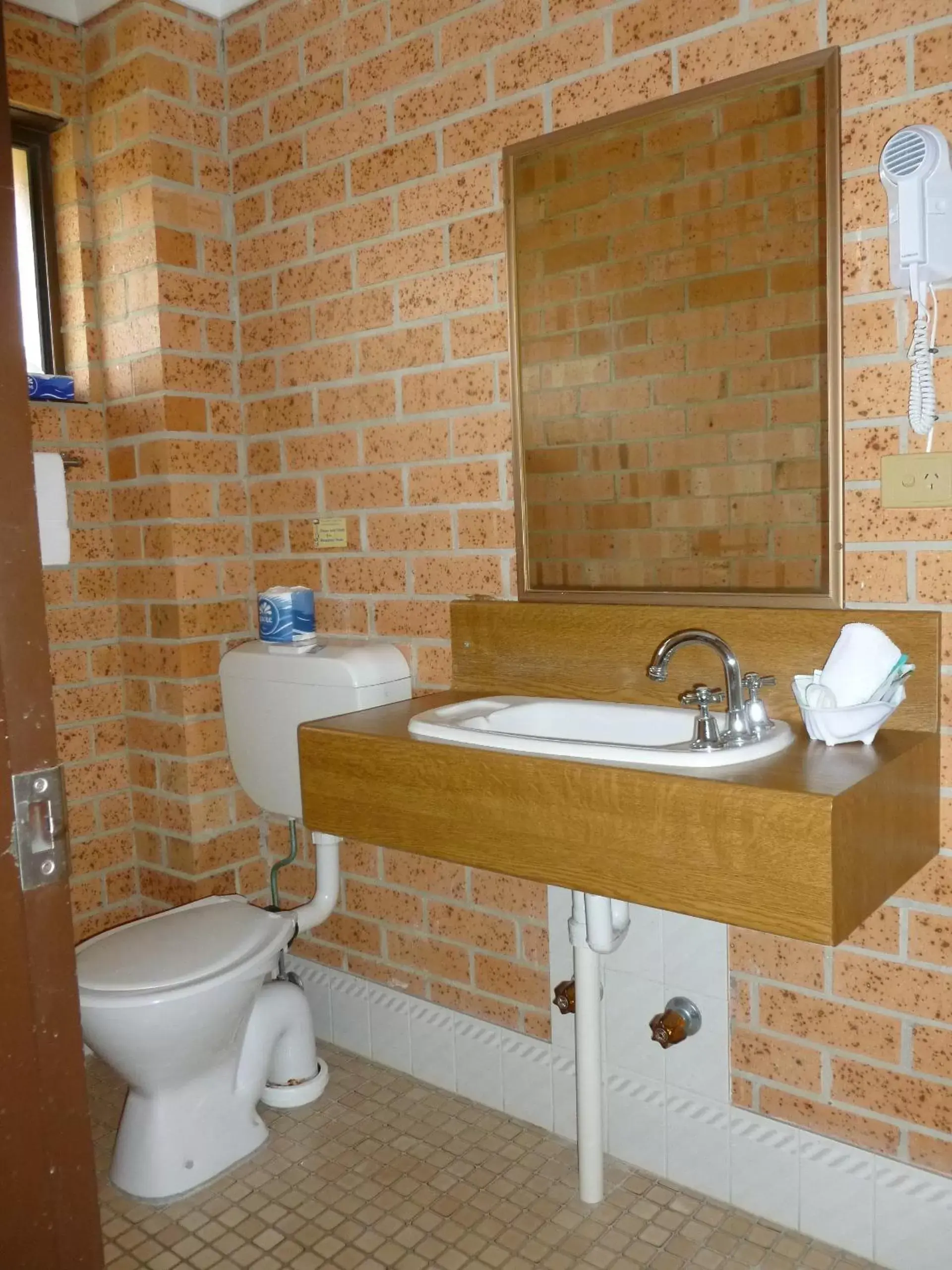 Bathroom in Royal Palms Motor Inn