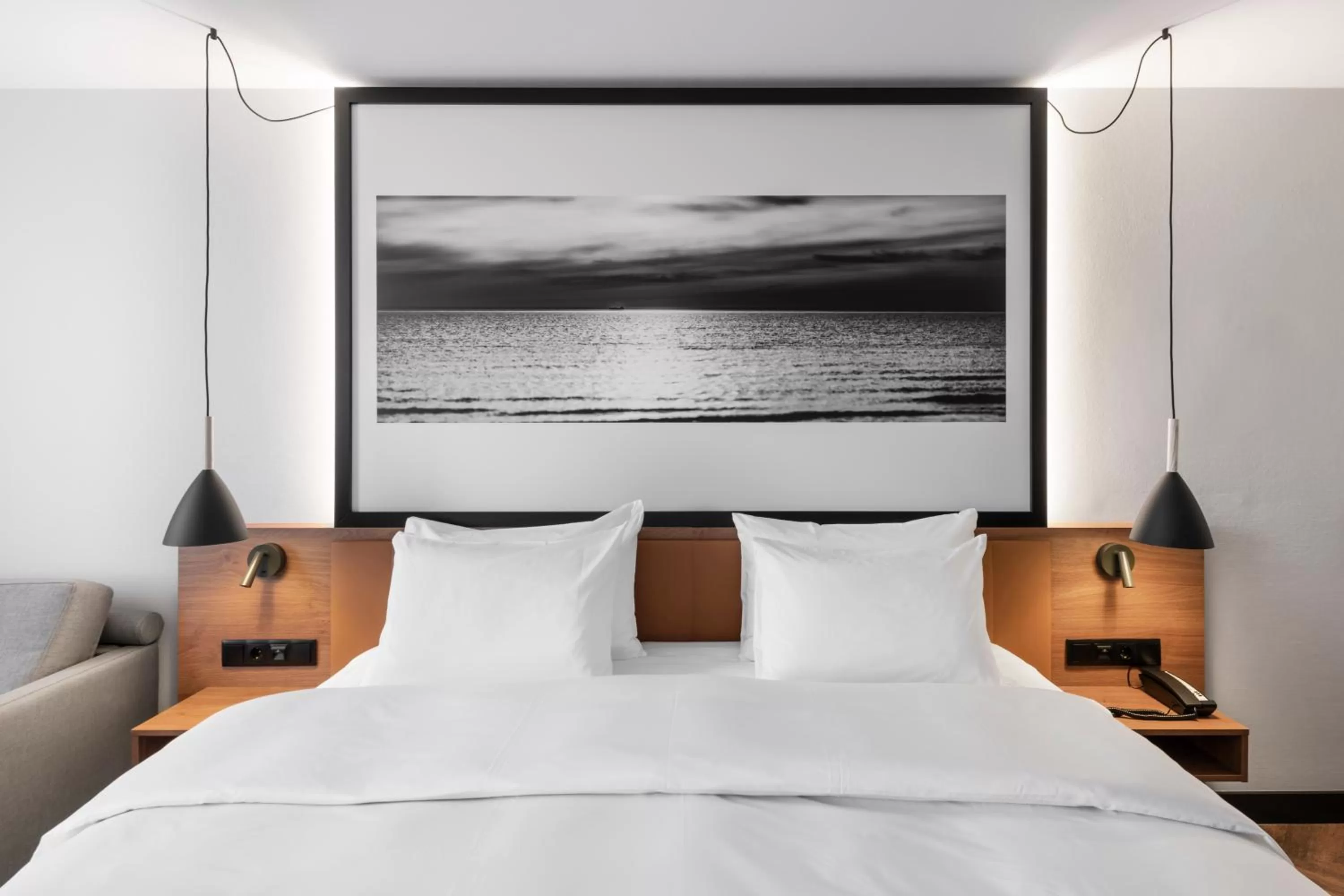 Bed in MERCURE KLAIPEDA CITY HOTEL, Meetings, Events, Restaurant & Bar - Accor Group, Pet Stay FREE