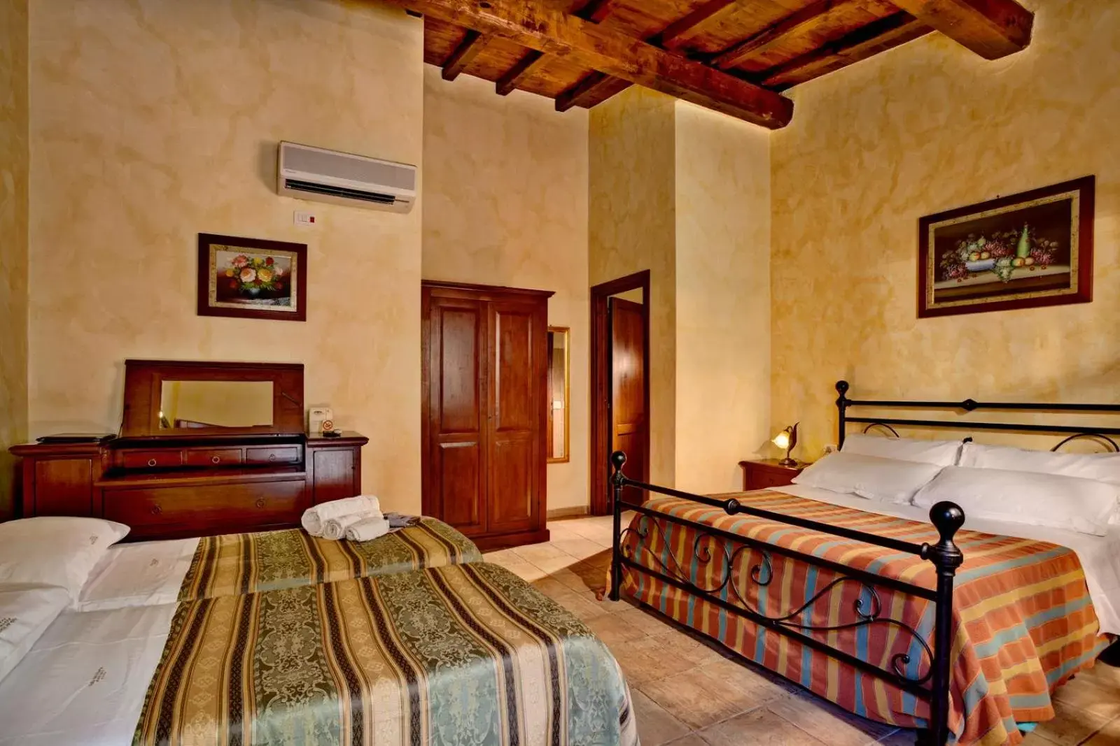 Bed, Room Photo in Villa Hotel Valle Del Marta Resort