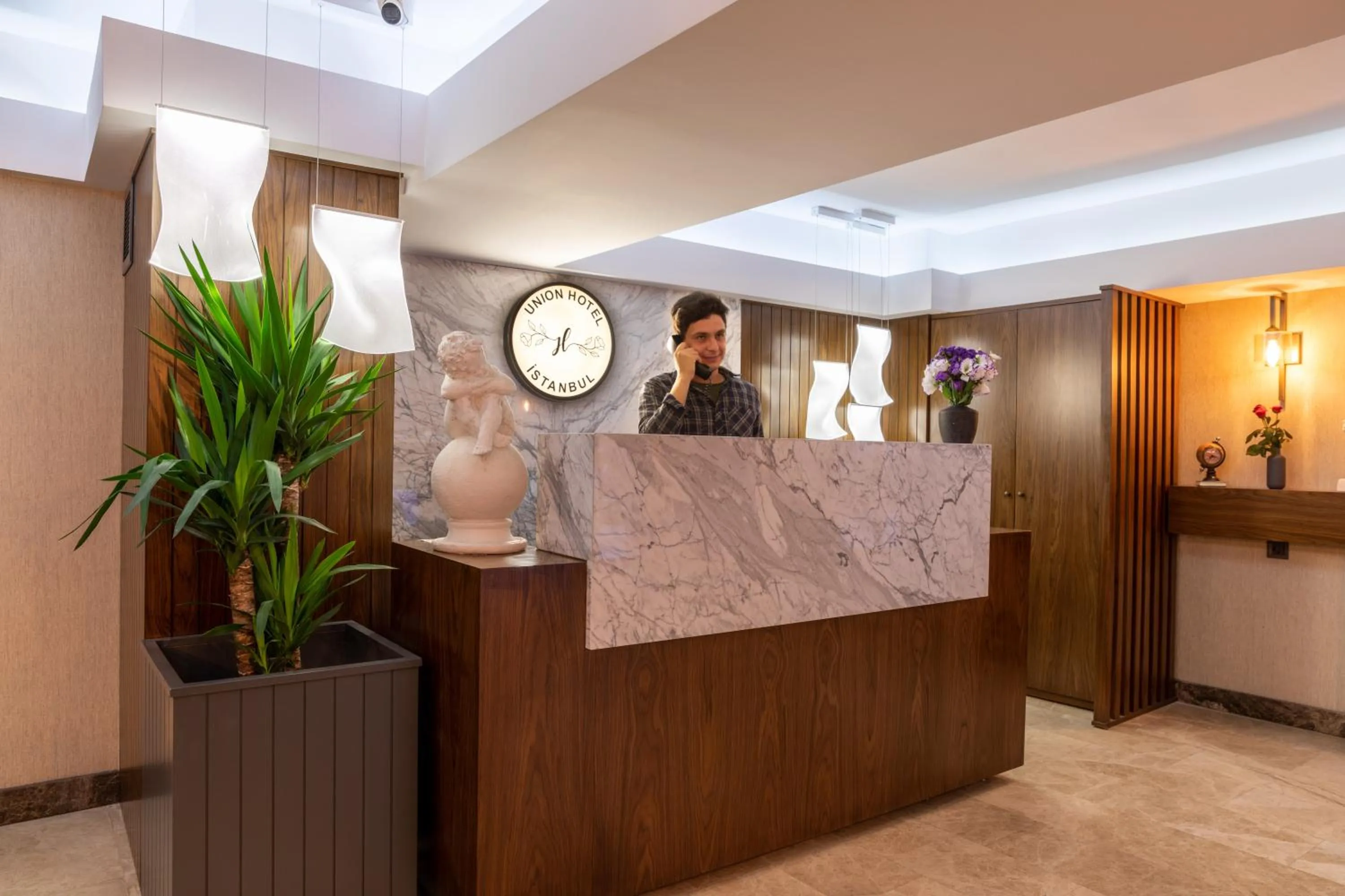 Lobby or reception in Union Hotel Port