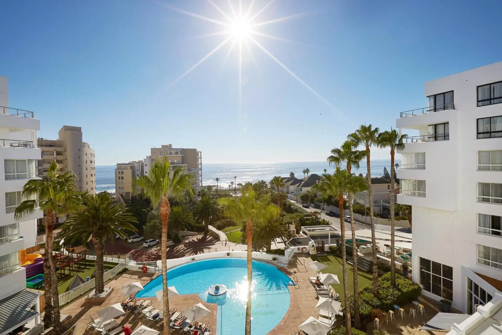 Pool View in President Hotel