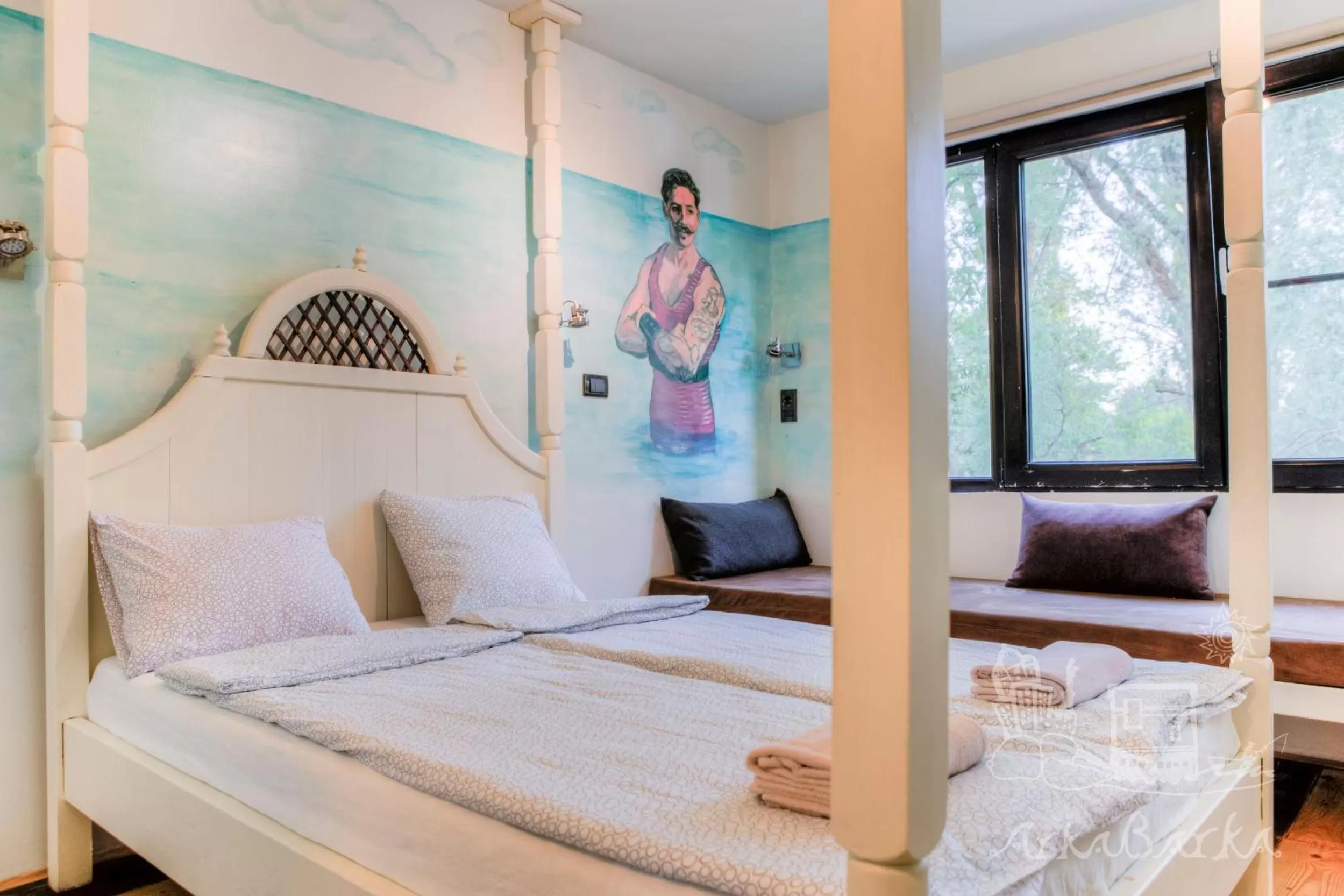 Spring, Bed in ArkaBarka 2- Floating Dream Rooms and Apartments