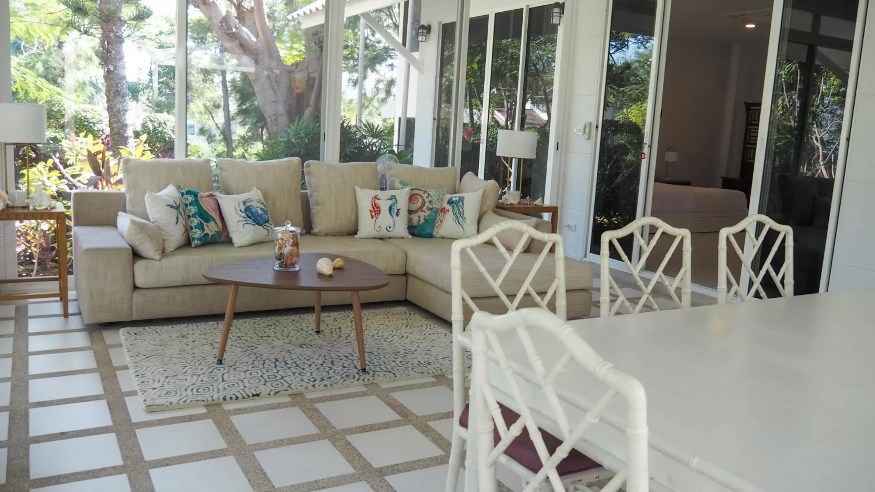 Living room in Supatra Hua Hin Resort