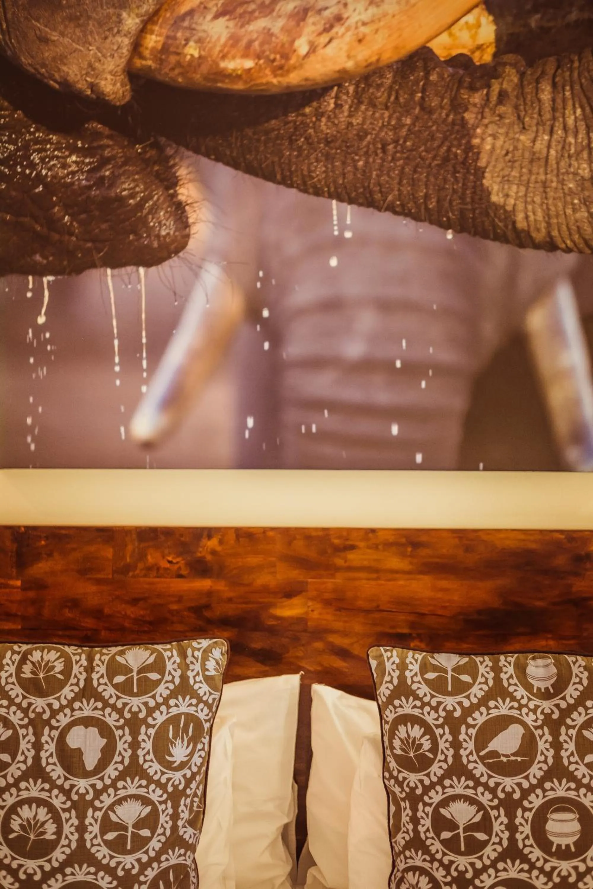 Decorative detail in Bushveld Terrace Safari Hotel, Lodge & Spa