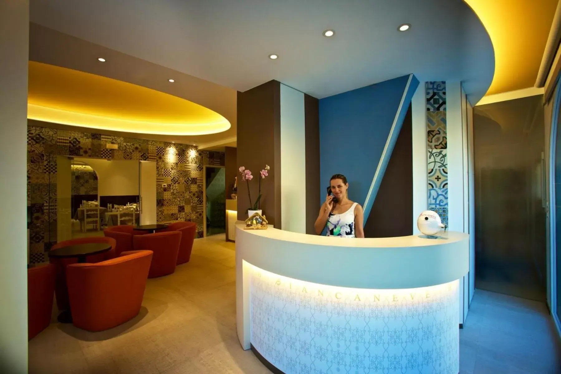 Lobby or reception, Lobby/Reception in Hotel Biancaneve Wellness