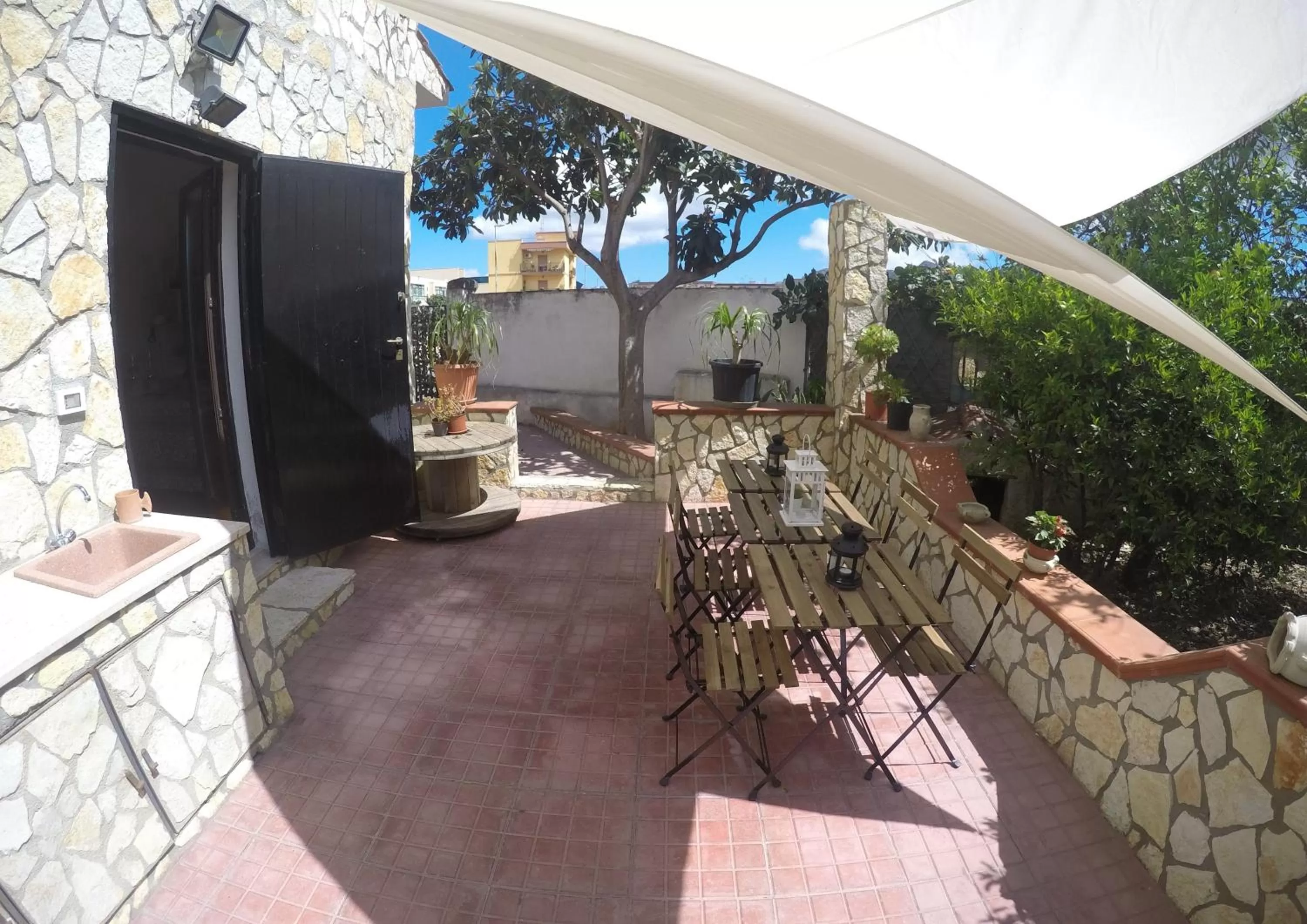 Balcony/Terrace, BBQ Facilities in La Casetta