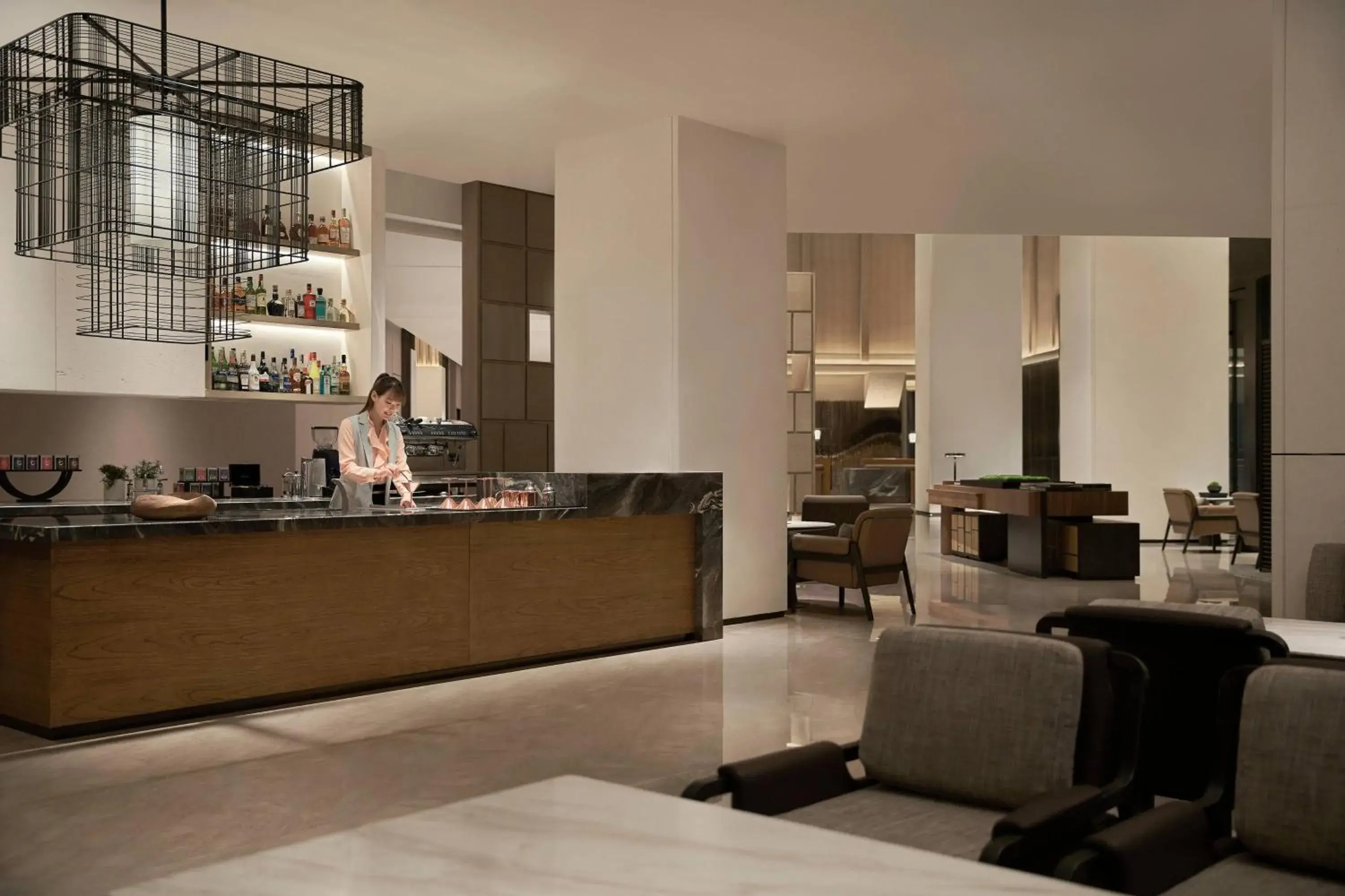 Lobby or reception in Liyang Marriott Hotel