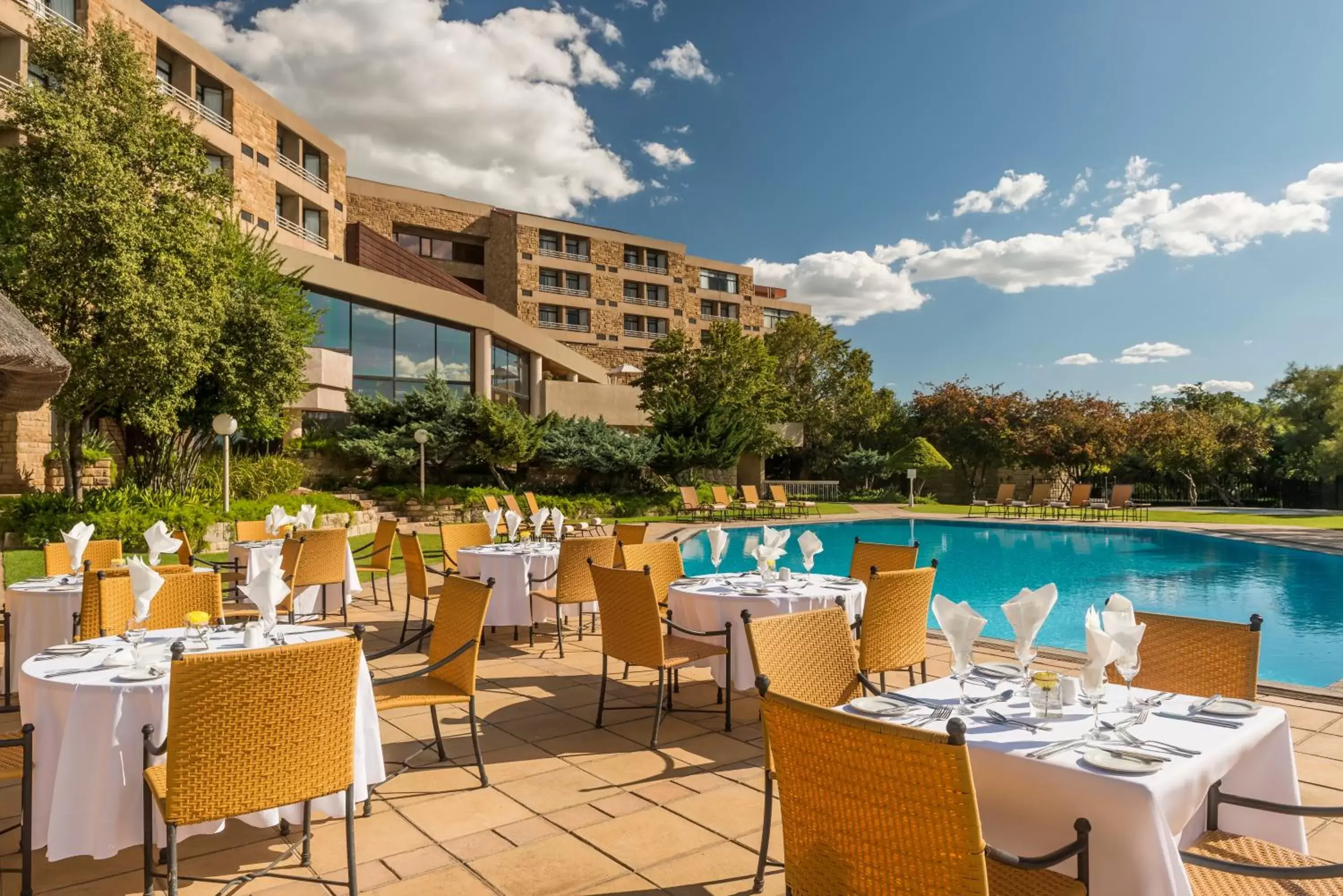 Swimming pool, Restaurant/Places to Eat in Avani Lesotho Hotel & Casino