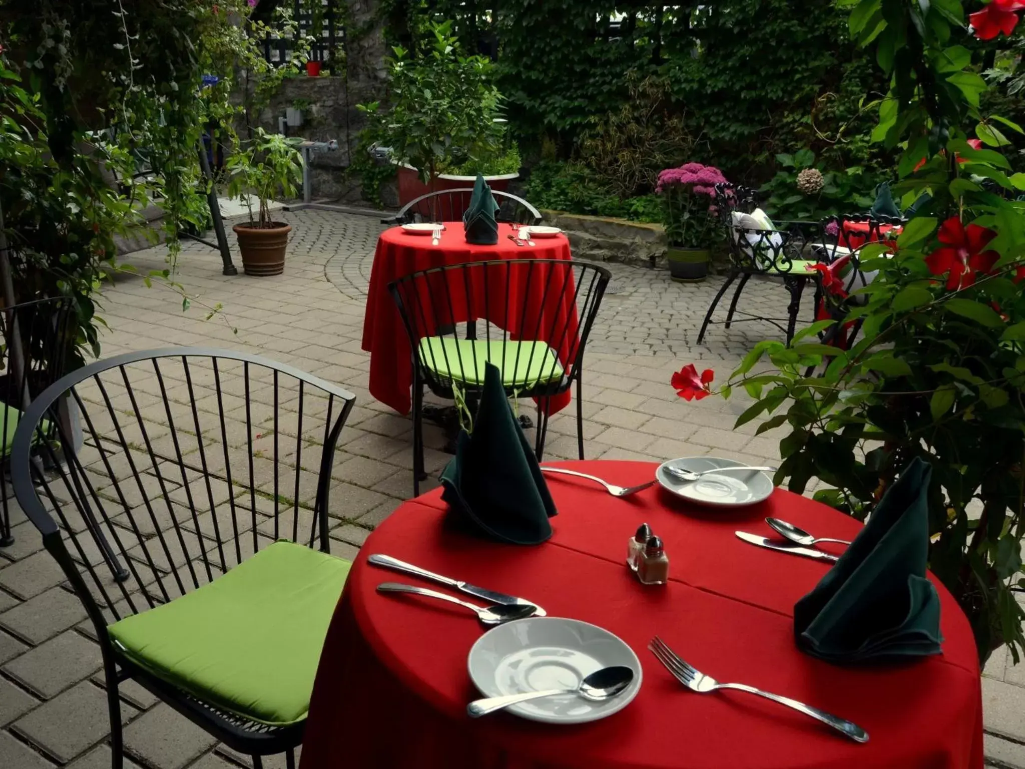 Patio, Restaurant/Places to Eat in Swiss Hotel