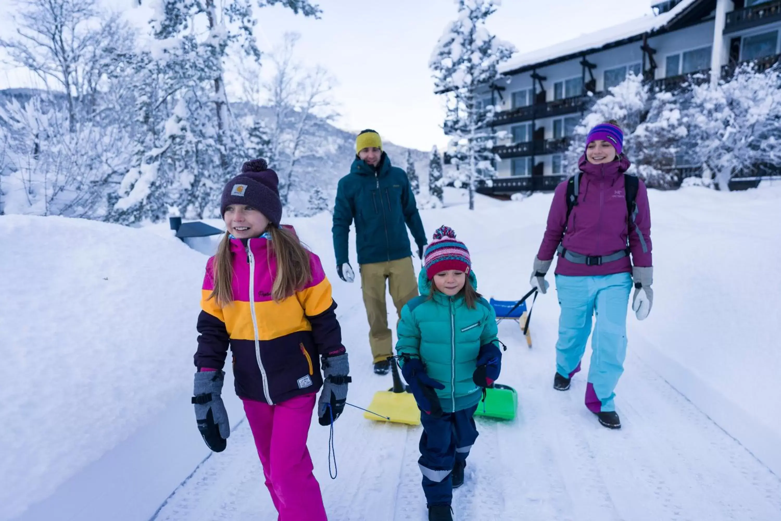 Winter in Eibsee Hotel