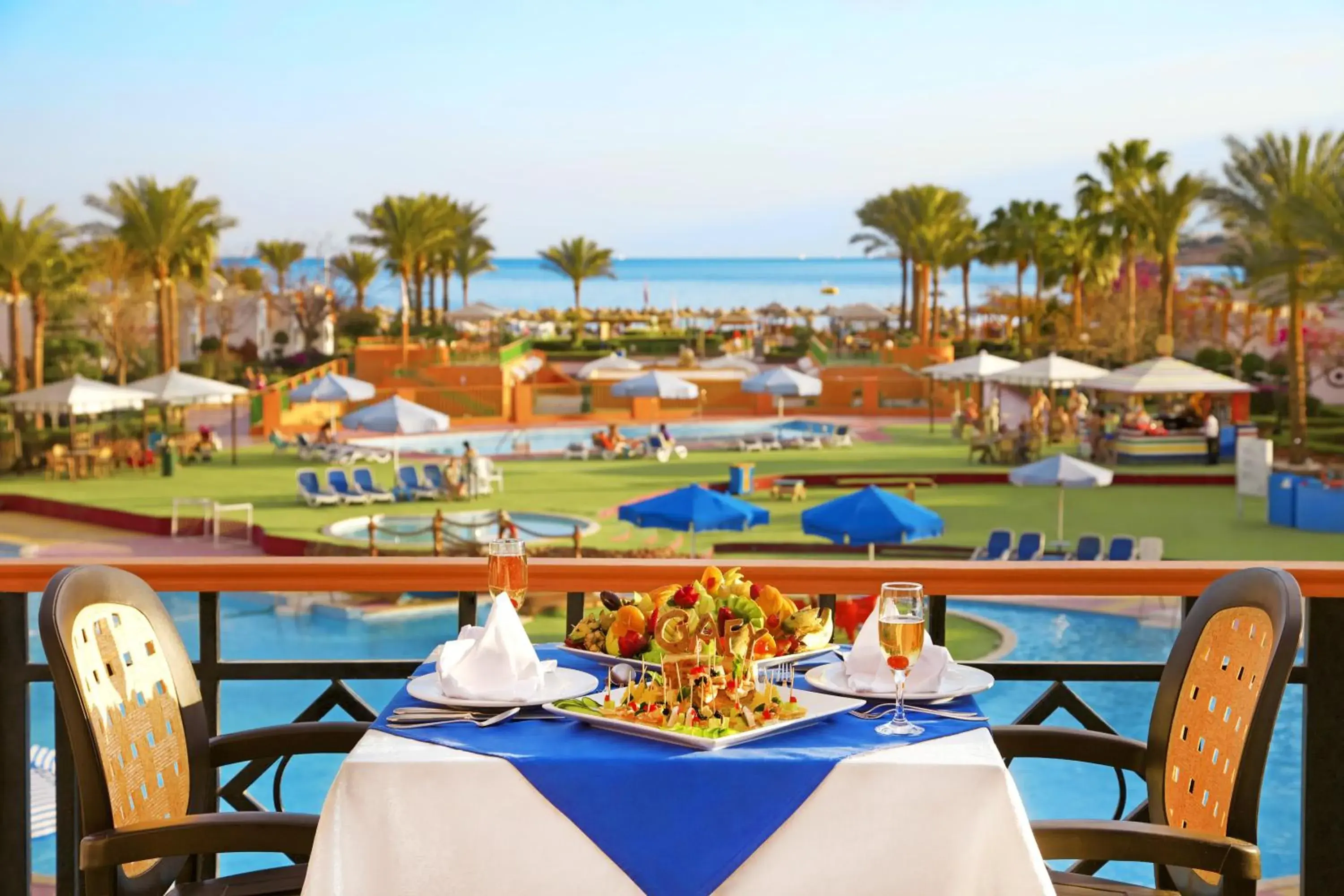 Restaurant/places to eat, Pool View in Gafy Resort Aqua Park