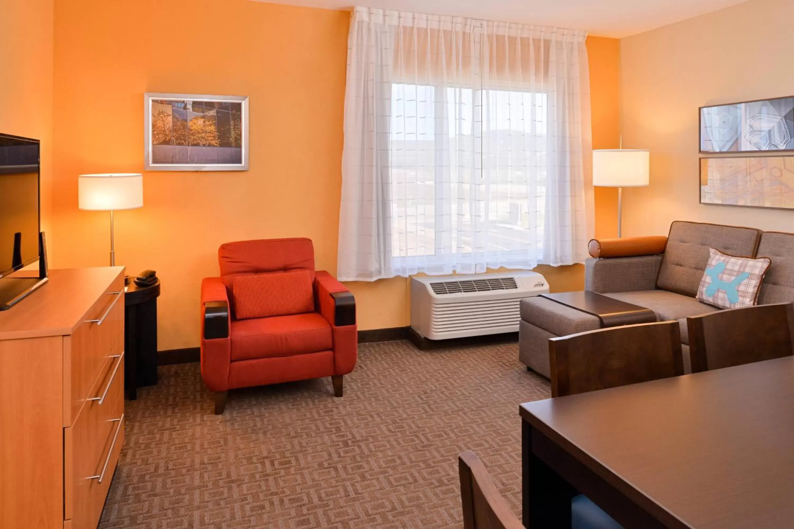 Living room, Seating Area in TownePlace Suites by Marriott Huntsville West/Redstone Gateway