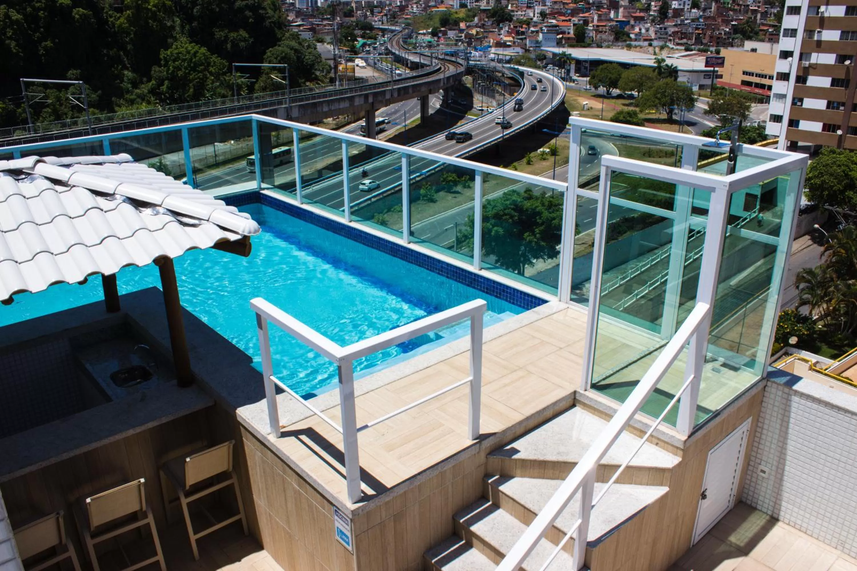 Swimming pool in Aquarena Hotel