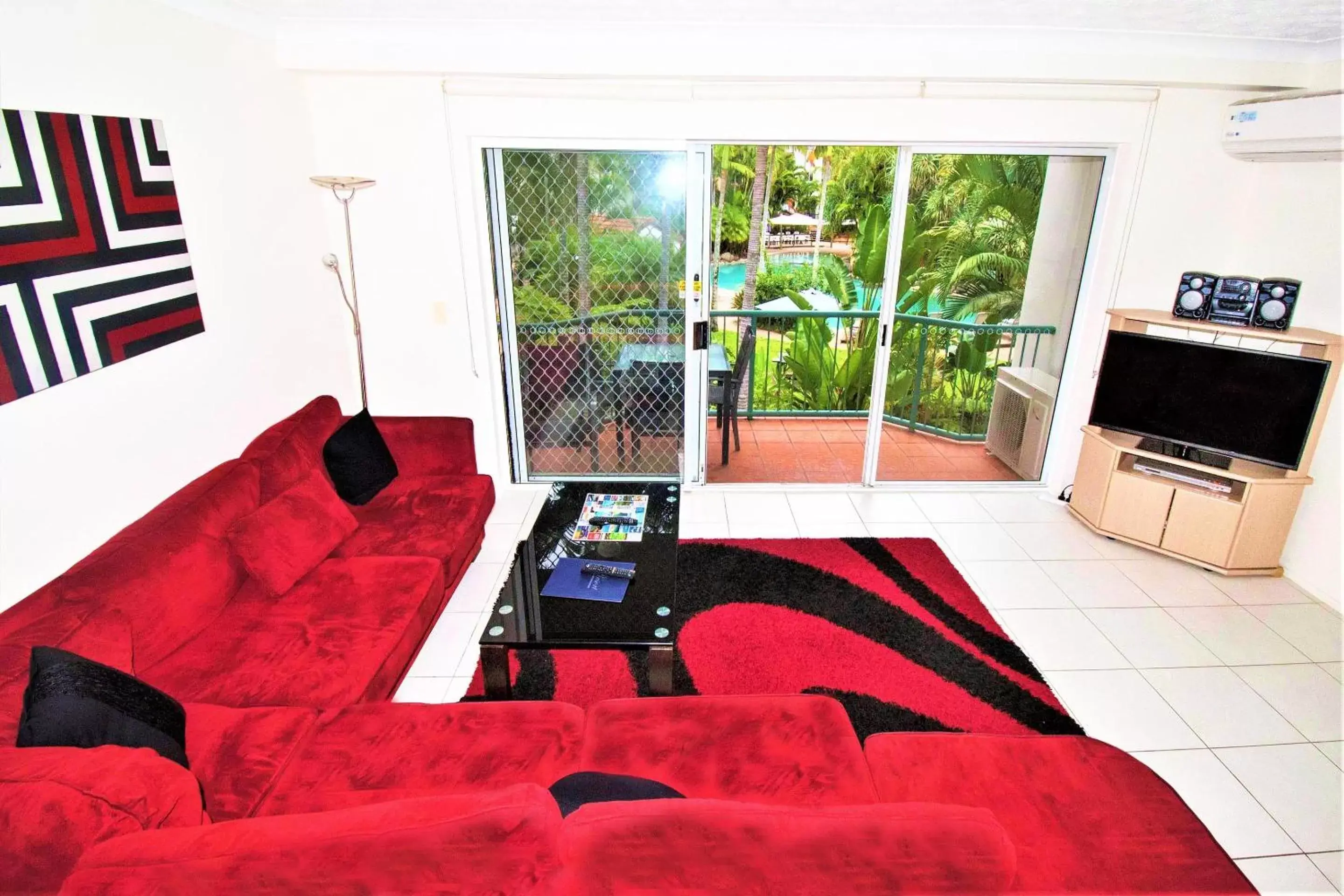 Living room, Seating Area in Grande Florida Beachside Resort