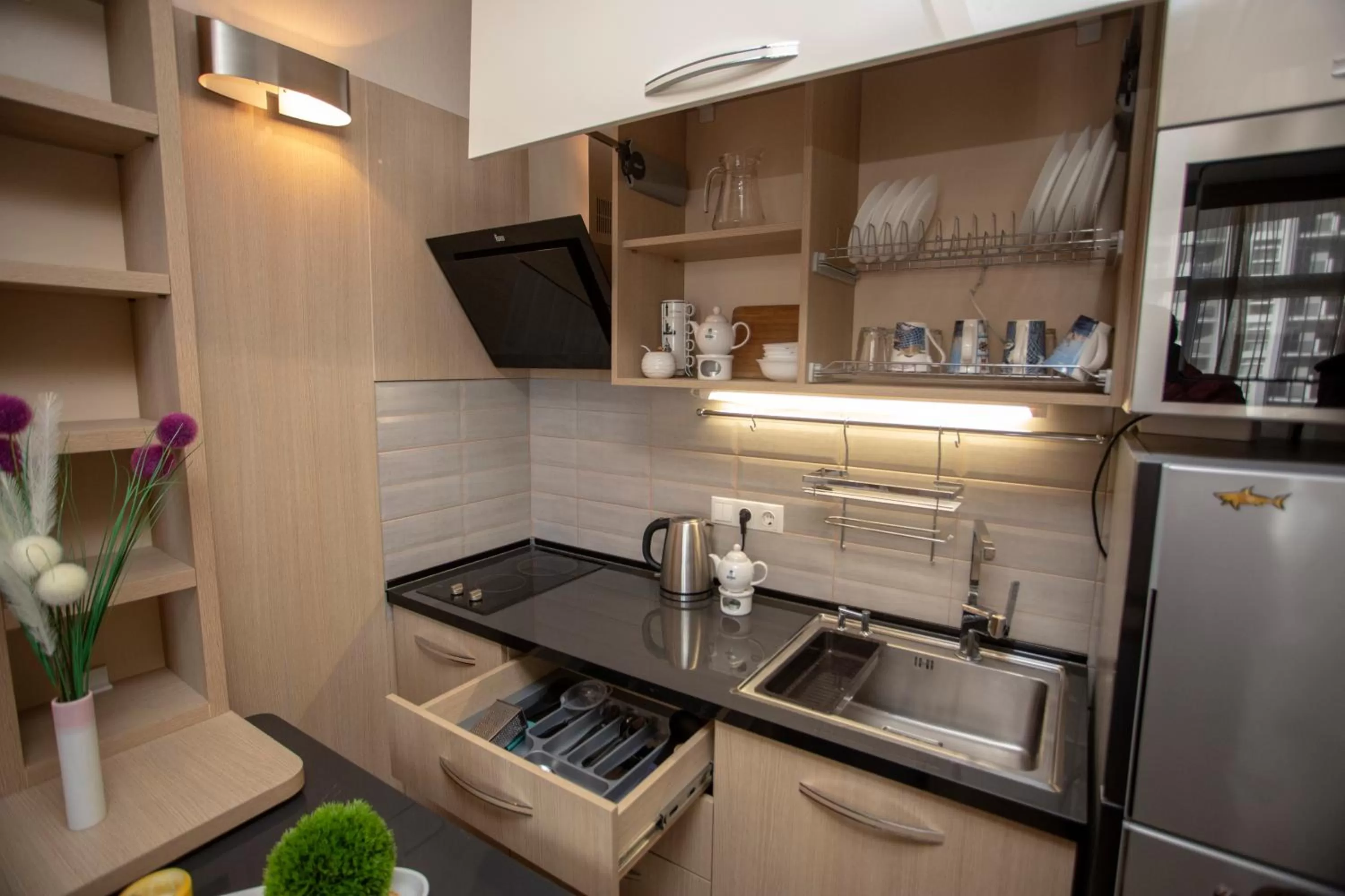 Kitchen or kitchenette in Blue Star Batumi