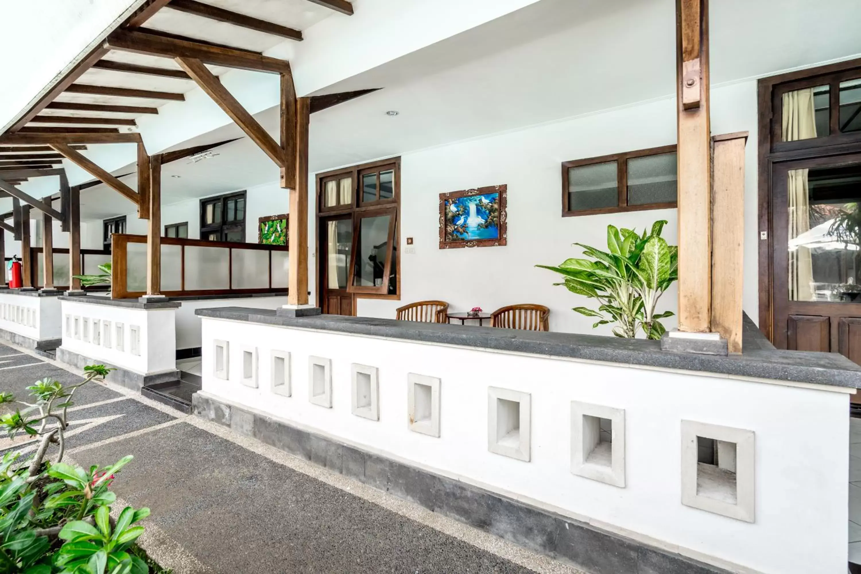 Balcony/Terrace in Inna Bali Heritage Hotel
