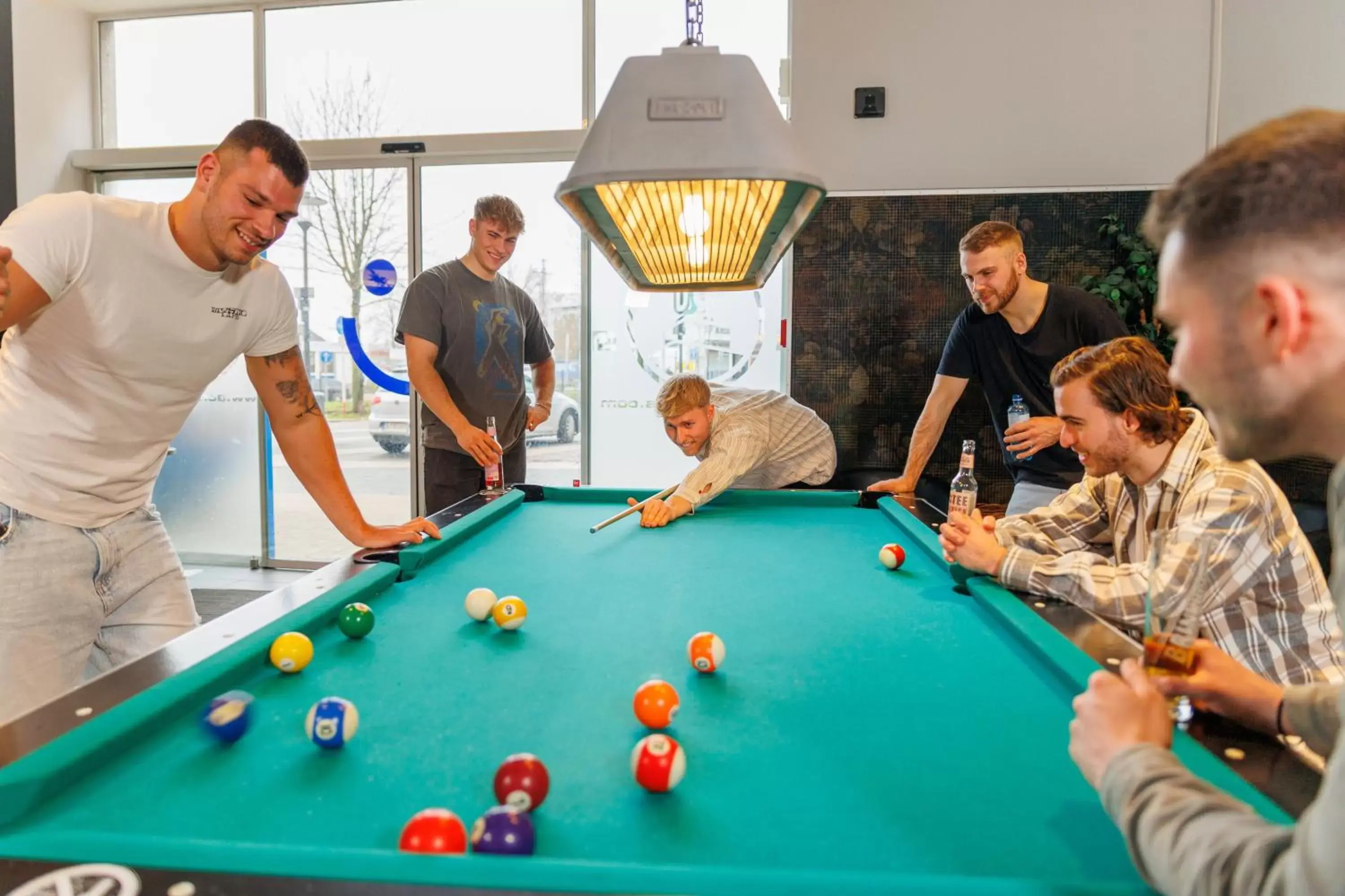 Billiards in a&o Dortmund Hauptbahnhof