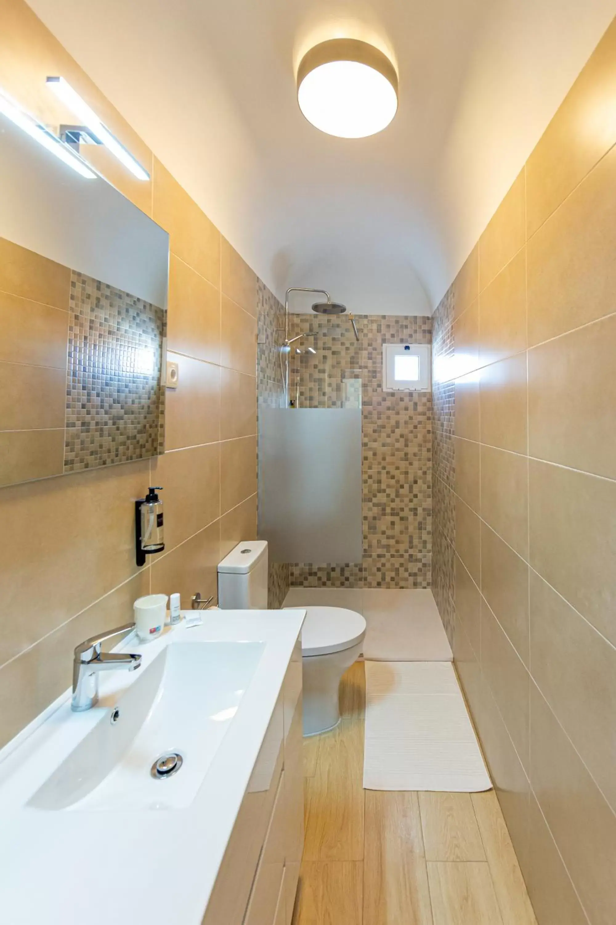 Shower, Bathroom in Luxury Palm Suites