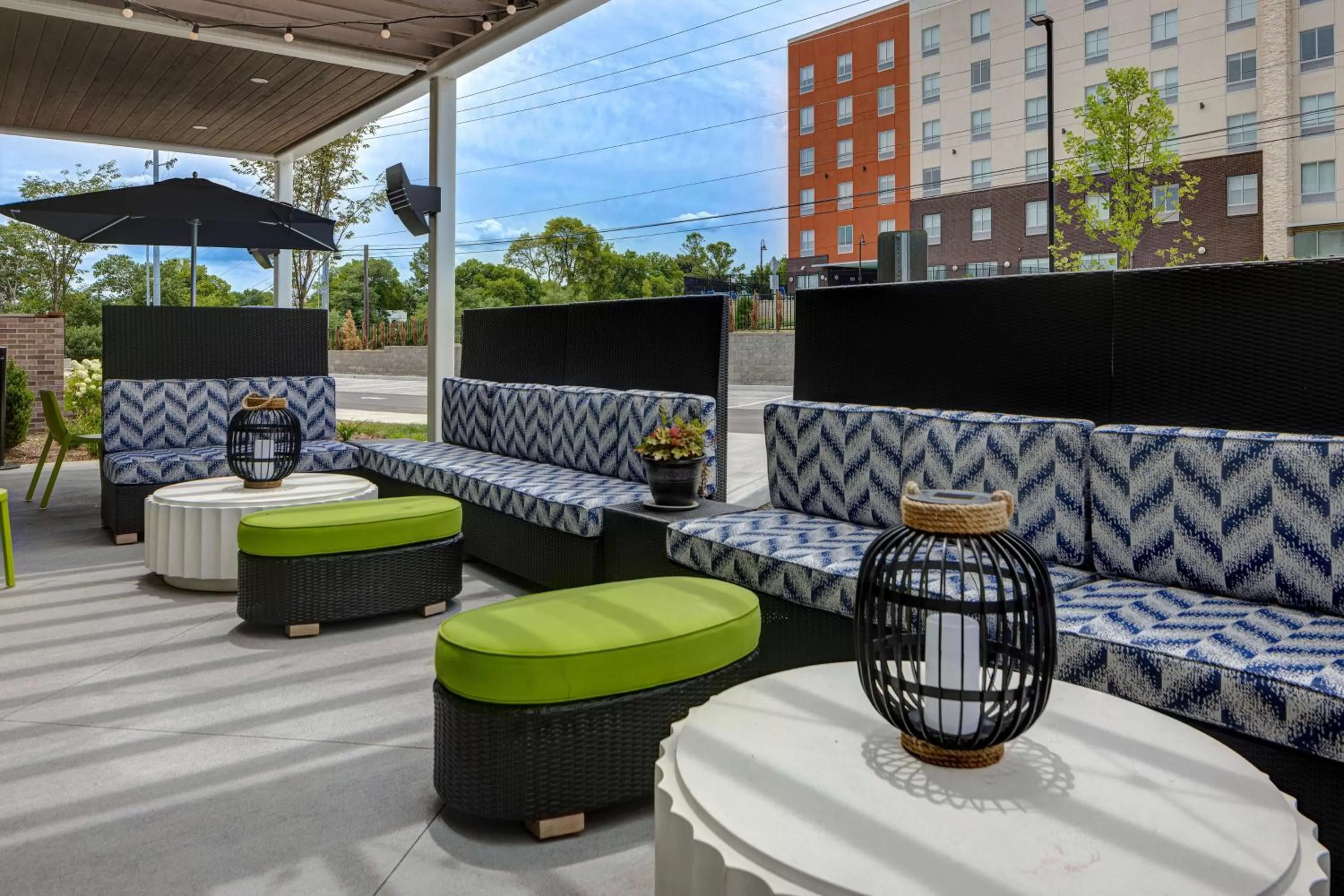 Patio in Home2 Suites By Hilton Nashville Downtown-Metrocenter