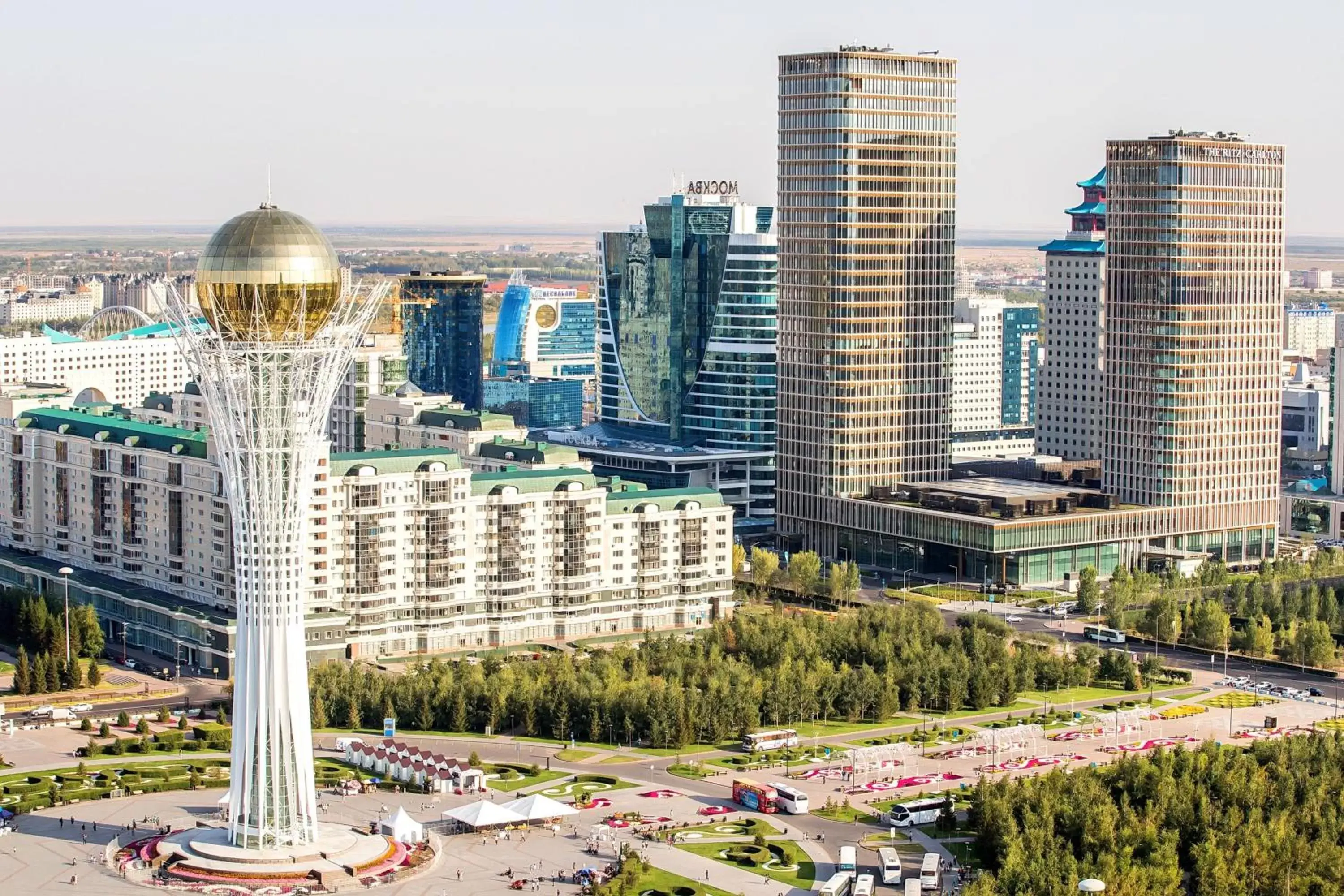 Property building, Bird's-eye View in The Ritz-Carlton, Astana