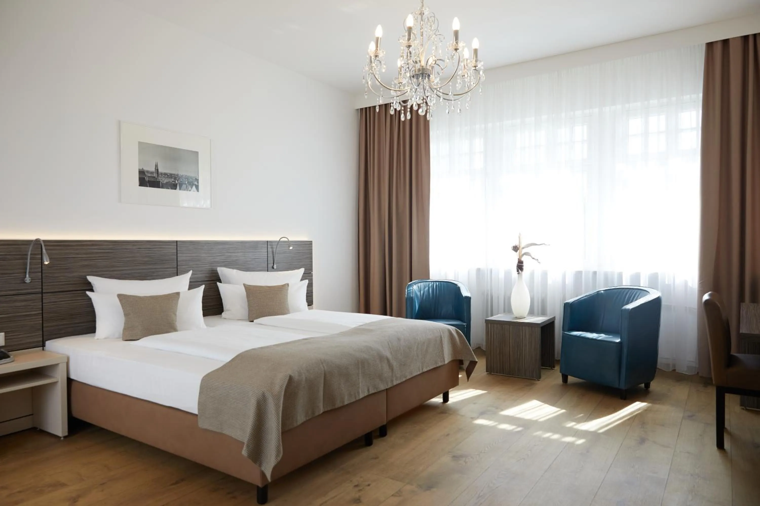 Photo of the whole room, Bed in Hotel Prinzregent